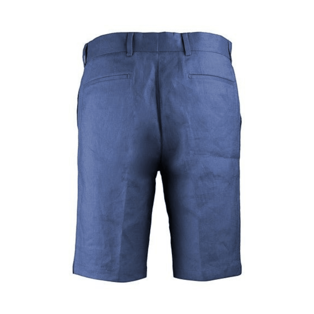 HENRY Linen Tailored Shorts NAVY - Henry Bucks