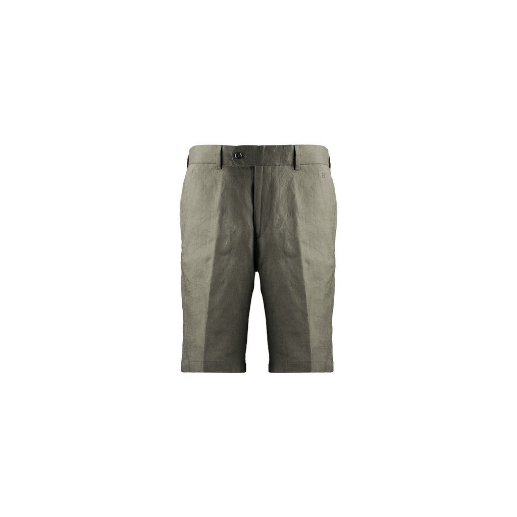 HENRY Linen Tailored Shorts OLIVE - Henry Bucks