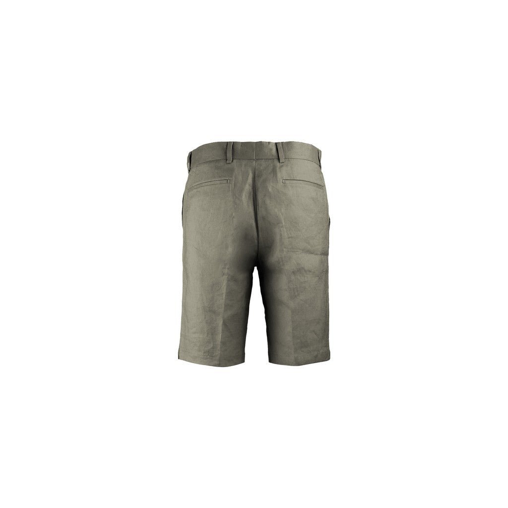 HENRY Linen Tailored Shorts OLIVE - Henry Bucks