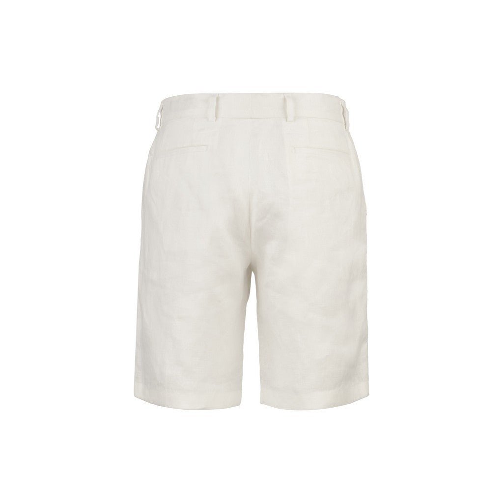 HENRY Linen Tailored Shorts WHITE - Henry Bucks