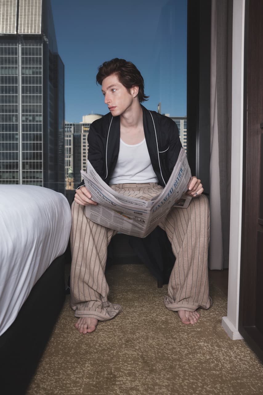 HENRY LOUNGE Easy Care Cotton Robe NAVY - Henry Bucks