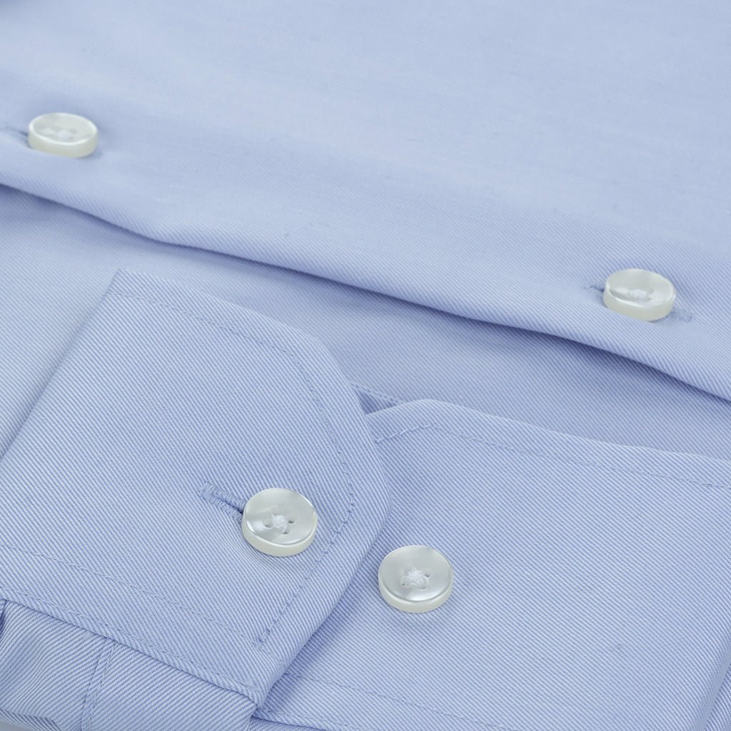 HENRY SARTORIAL 135 Platinum Oxford Shirt LIGHT BLUE - Henry Bucks