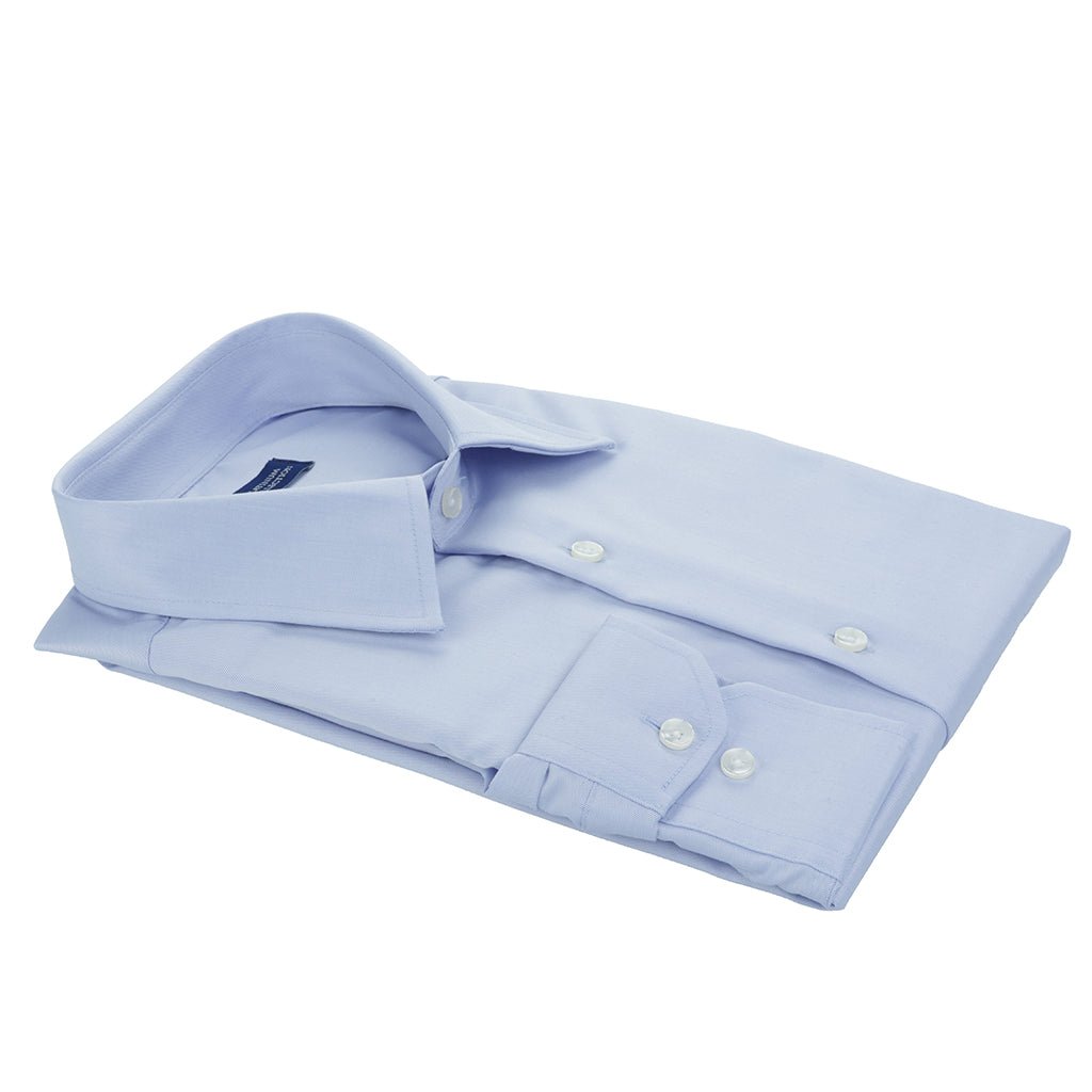 HENRY SARTORIAL 135 Platinum Oxford Shirt LIGHT BLUE - Henry Bucks