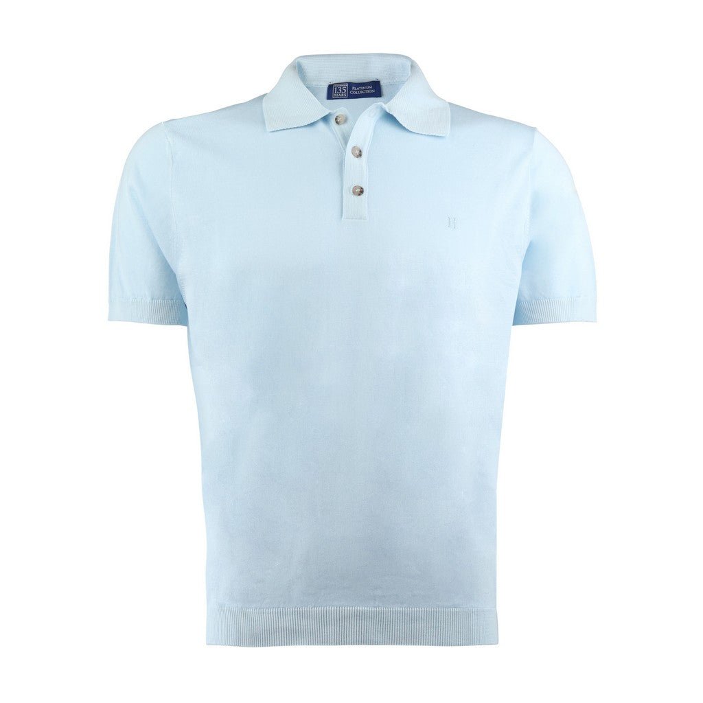 HENRY SARTORIAL 135 Year Platinum Polo OCEAN - Henry Bucks