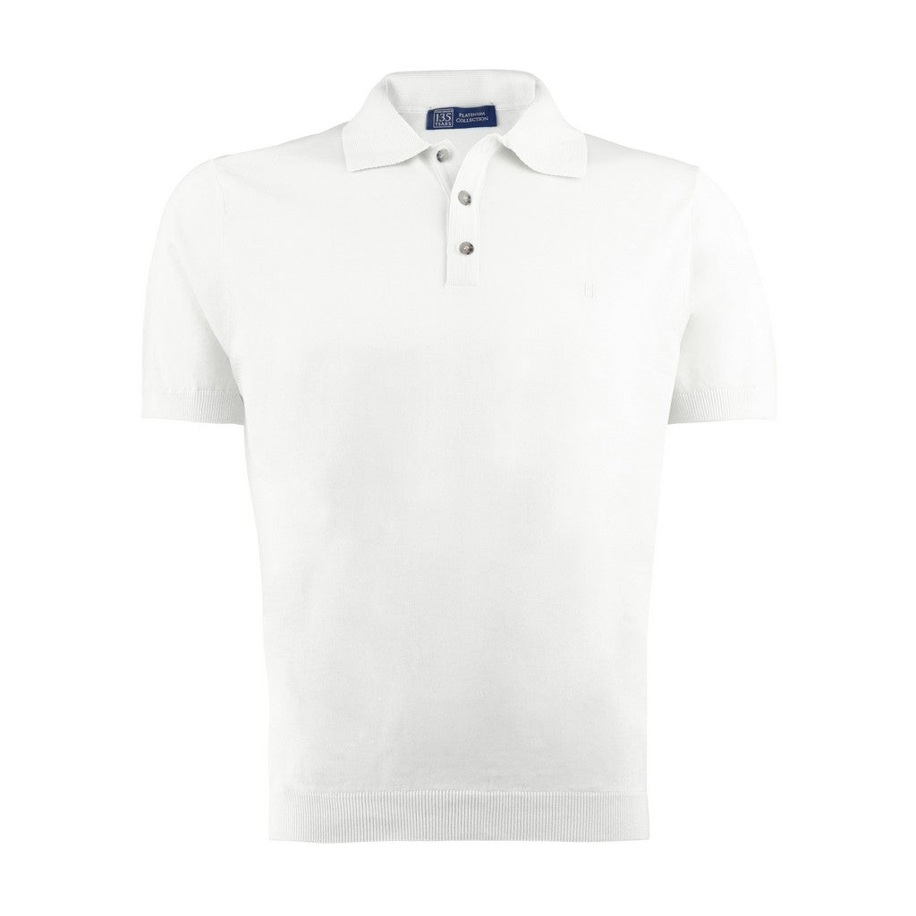 HENRY SARTORIAL 135 Year Platinum Polo WHITE - Henry Bucks