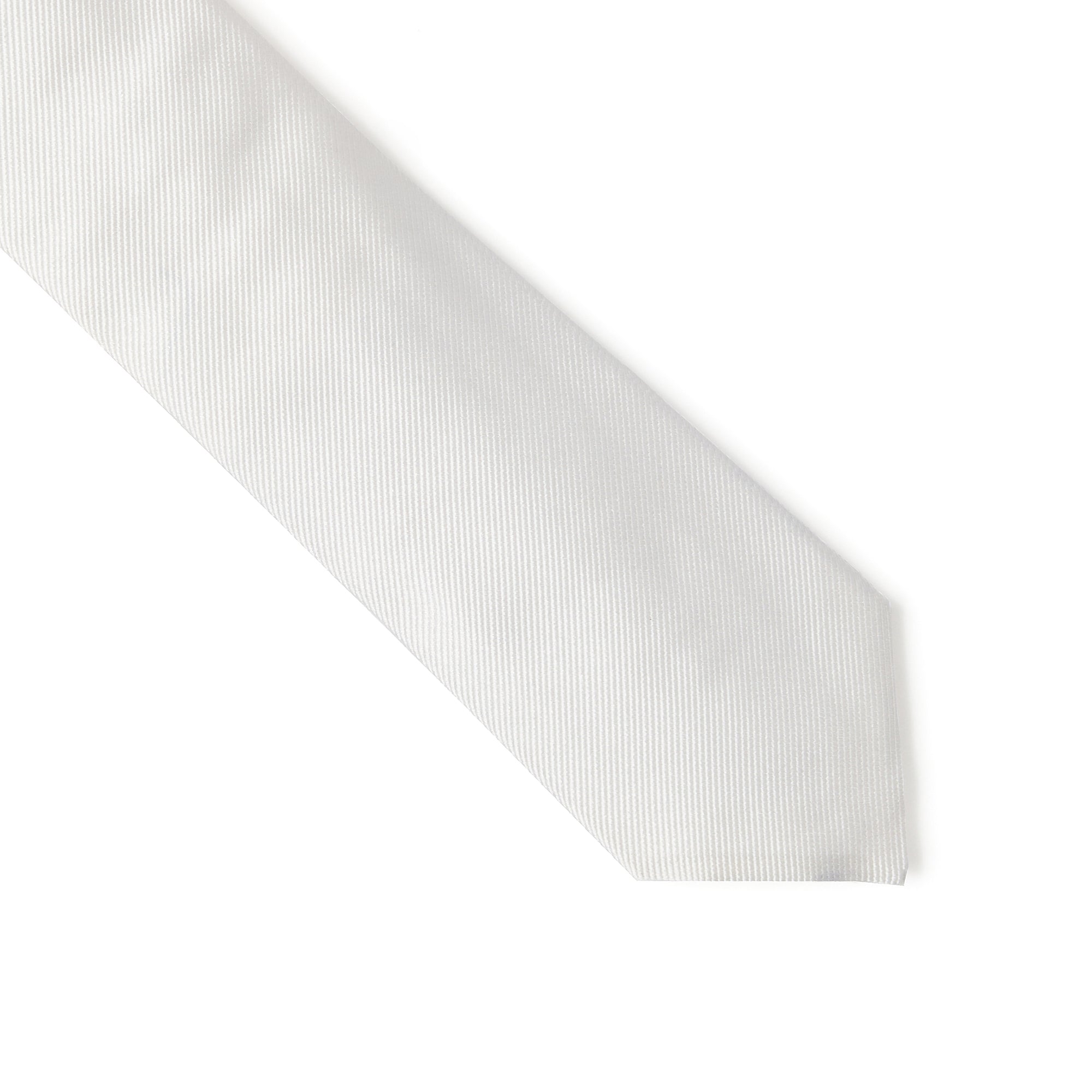 HENRY SARTORIAL 3 Fold Zeus Collection Tie WHITE - Henry BucksTies13AW230059 - WHTE