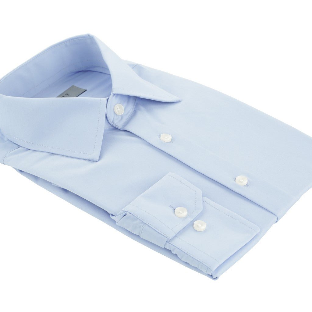 HENRY SARTORIAL Bamboo Long Sleeve Business Shirt LIGHT BLUE (Online only*) - Henry Bucks