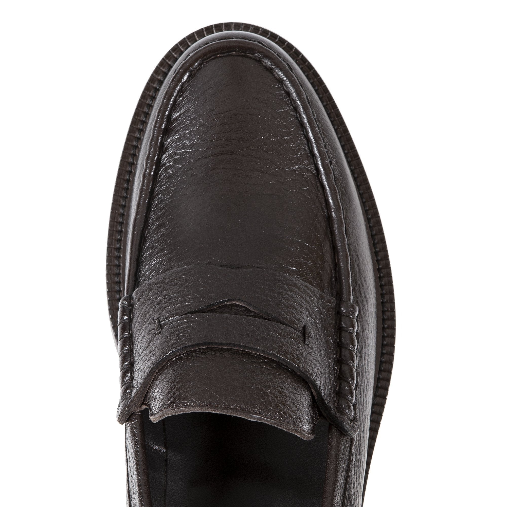 HENRY SARTORIAL Beamsley Penny Loafers DARK BROWN - Henry BucksLoafers & Driving Shoes80SS20204 - DKBN - 6 1/2