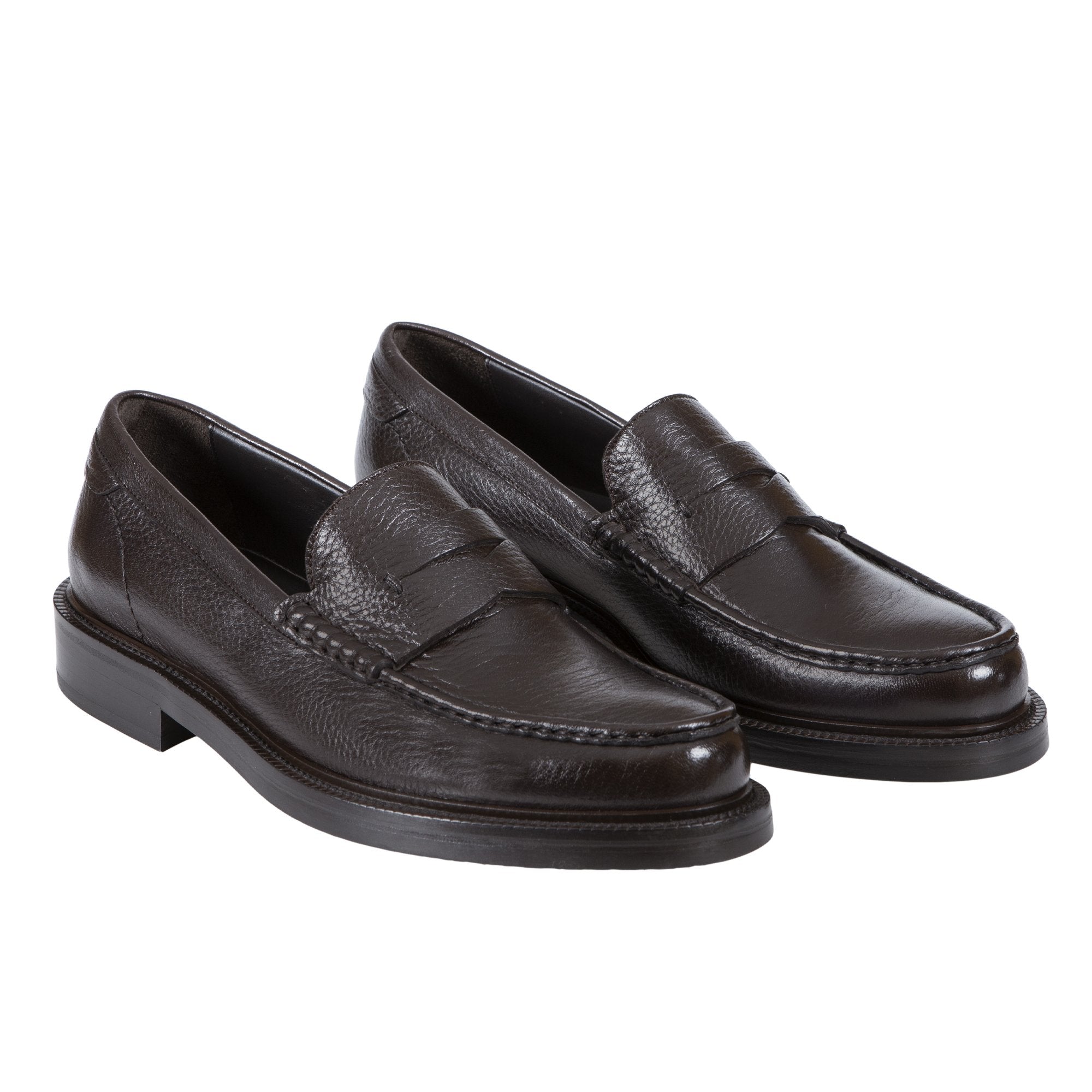 HENRY SARTORIAL Beamsley Penny Loafers DARK BROWN - Henry BucksLoafers & Driving Shoes80SS20204 - DKBN - 6 1/2