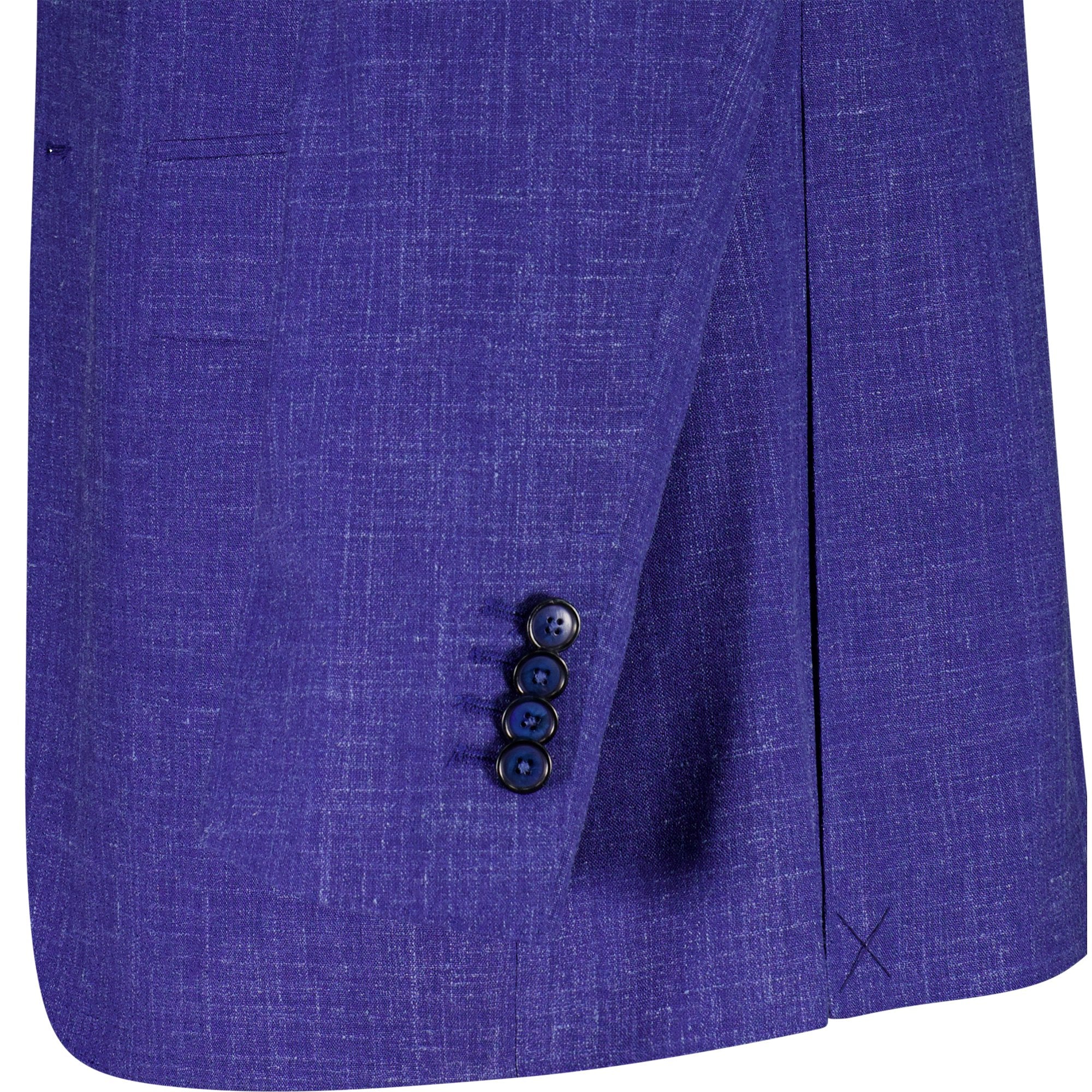 HENRY SARTORIAL Blended Wool Suit Jacket BLUE REG - Henry BucksSuits64SS230003 - BLUE - R - 48