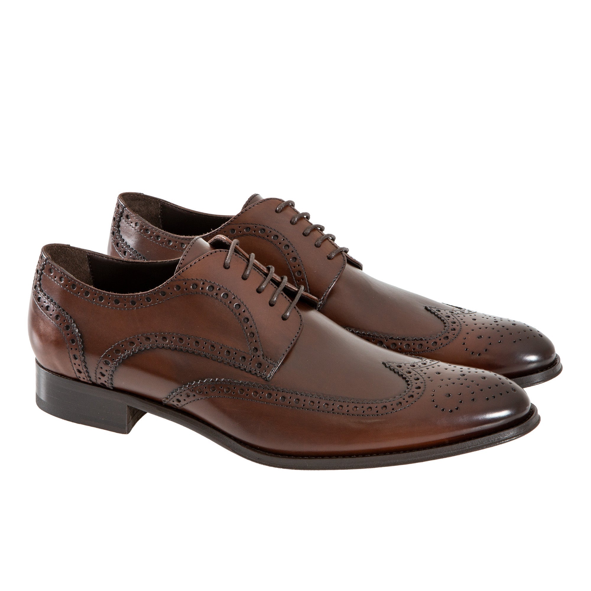 HENRY SARTORIAL Brogue Derby BROWN - Henry BucksFormal Shoes8000418 - BROWN - 7