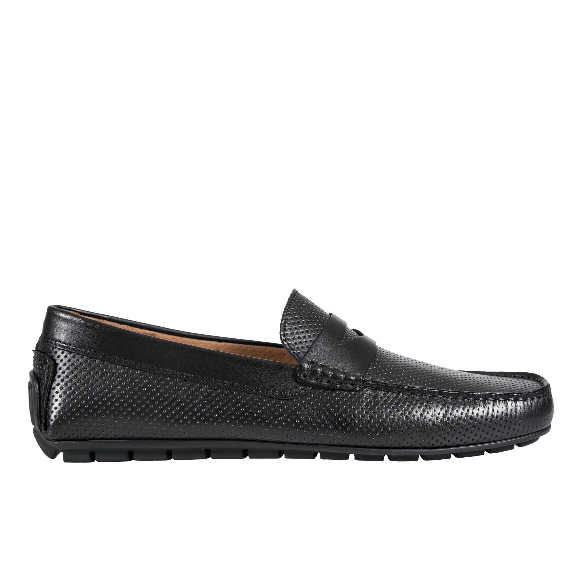 HENRY SARTORIAL Calf Driving Shoes with Leather Trim BLACK - Henry BucksLoafers & Driving Shoes8000404 - BLCK - 7