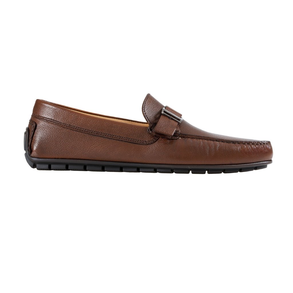 HENRY SARTORIAL Calf Leather Driver BROWN - Henry Bucks