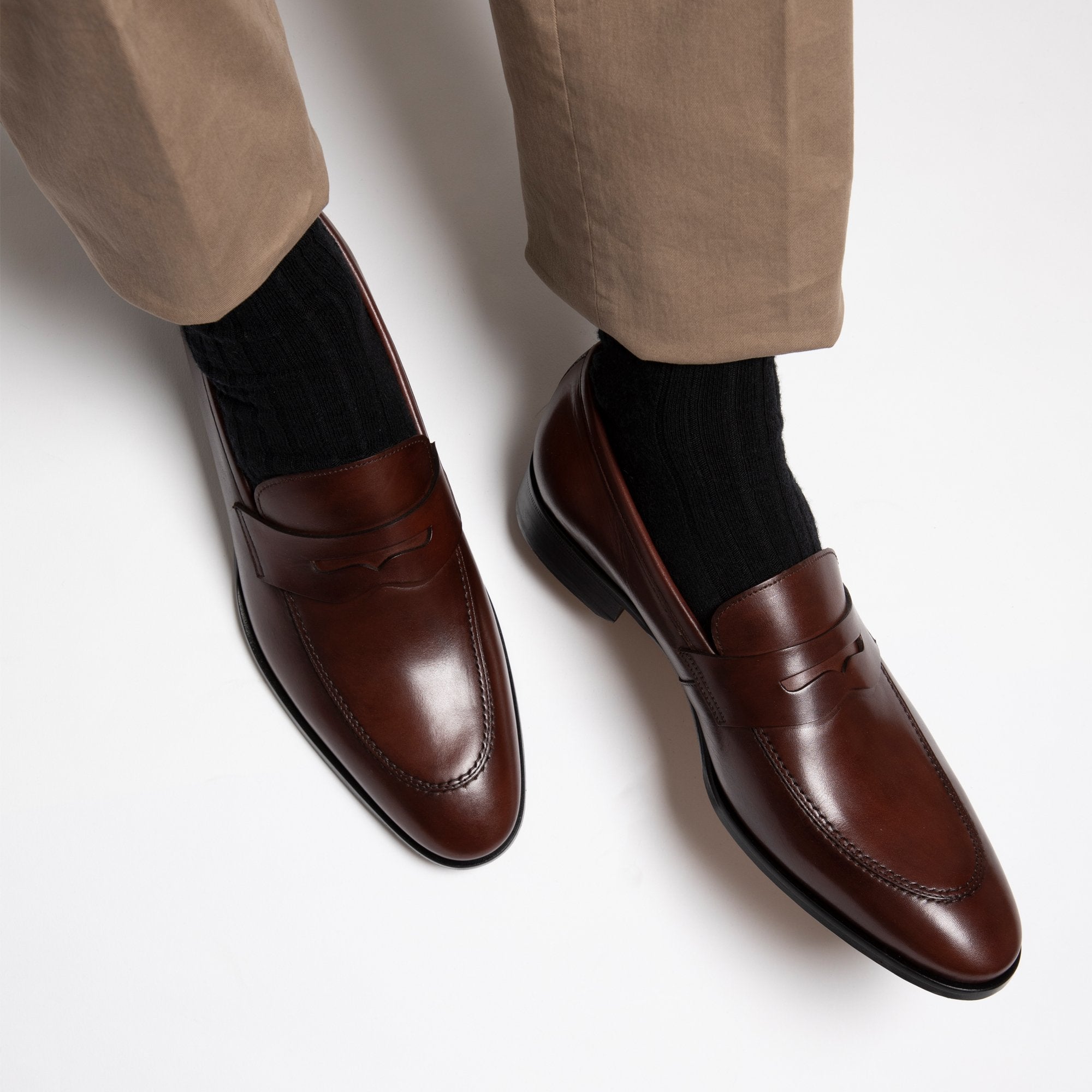 HENRY SARTORIAL Campbell Loafers CHERRY - Henry BucksLoafers & Driving Shoes80SO307 - CHRY - 5