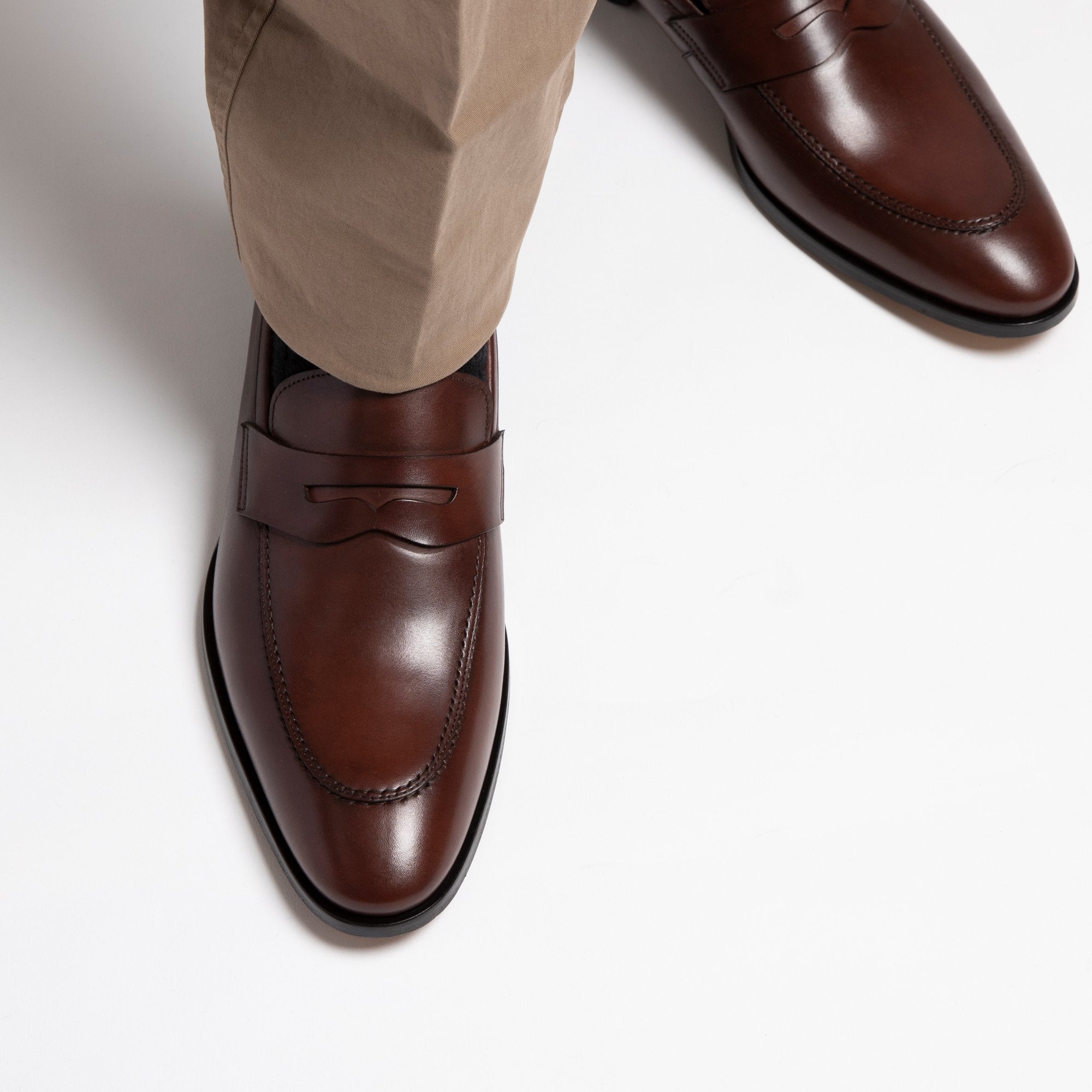 HENRY SARTORIAL Campbell Loafers CHERRY - Henry BucksLoafers & Driving Shoes80SO307 - CHRY - 5