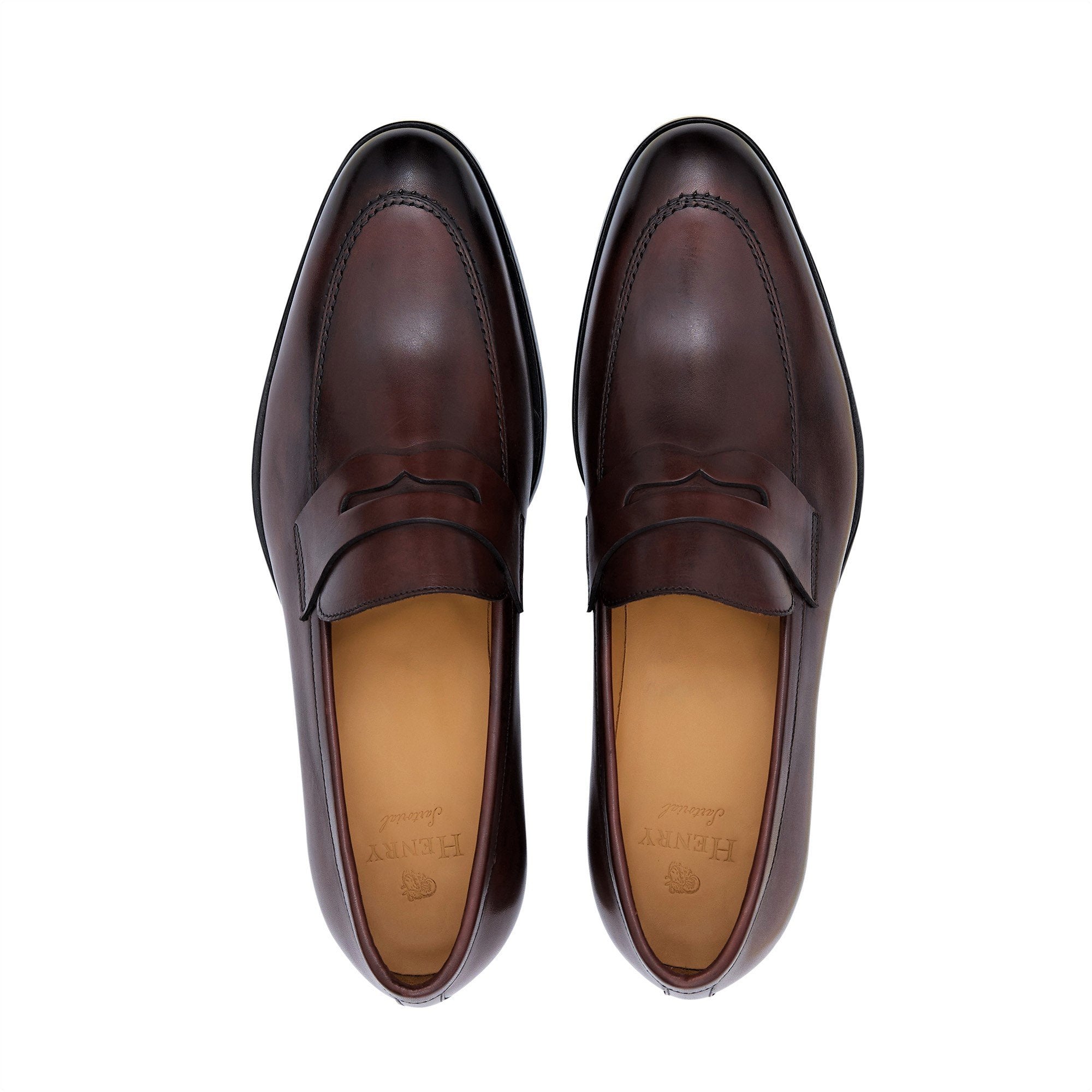 HENRY SARTORIAL Campbell Loafers DARK BROWN - Henry BucksLoafers & Driving Shoes80SO307 - BRDK - 5