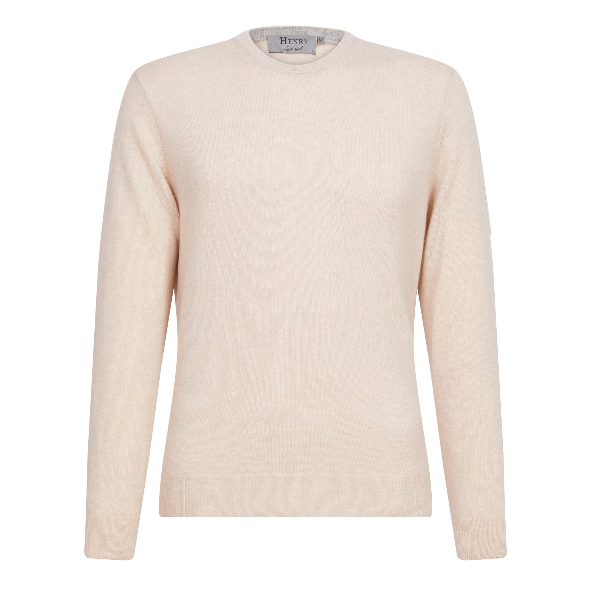 HENRY SARTORIAL Cashmere Crew Neck Knit CREAM - Henry BucksKnitwear46AW230008 - CREM - SM