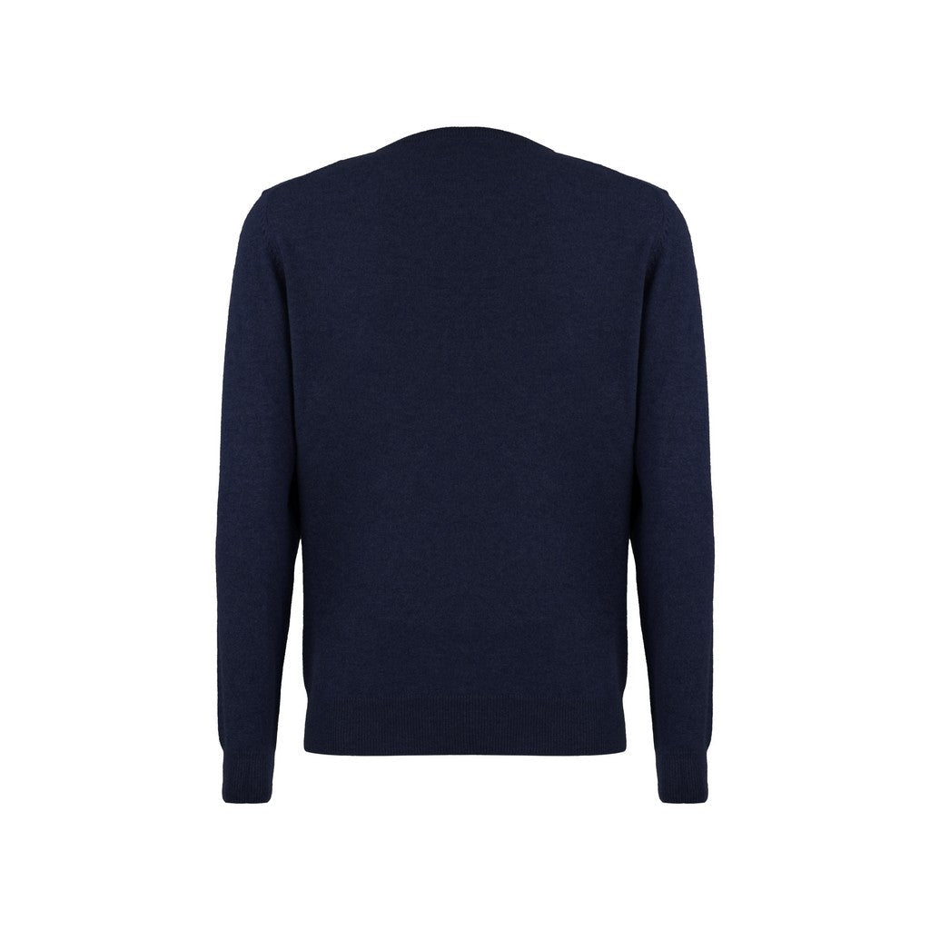 Henry Sartorial Cashmere Crew Neck Knit NAVY - Henry Bucks