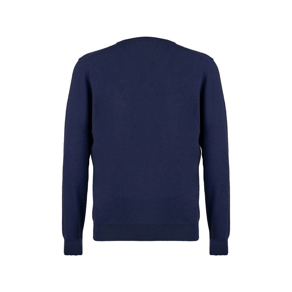 Henry Sartorial Cashmere V Neck Knit NAVY - Henry Bucks