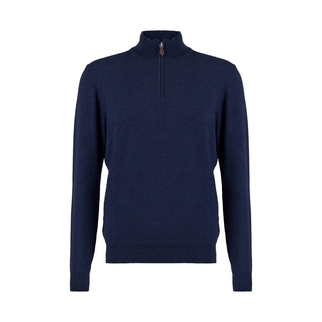 Henry Sartorial Cashmere Zip Front Kit NAVY - Henry Bucks
