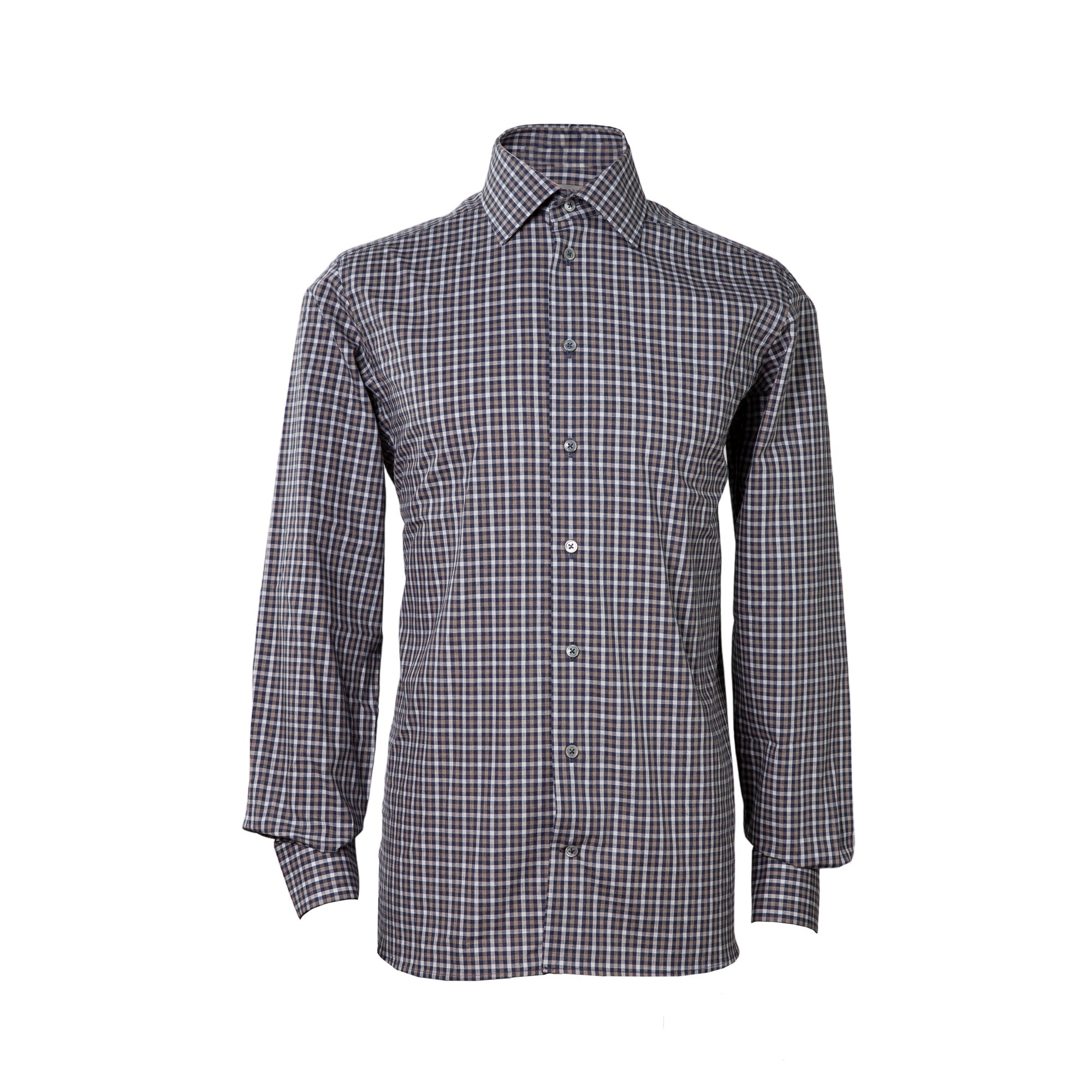 HENRY SARTORIAL Casual Check Shirt BLACK MULTI - Henry BucksShirts38SS230120 - BLKMLTI - 38/S
