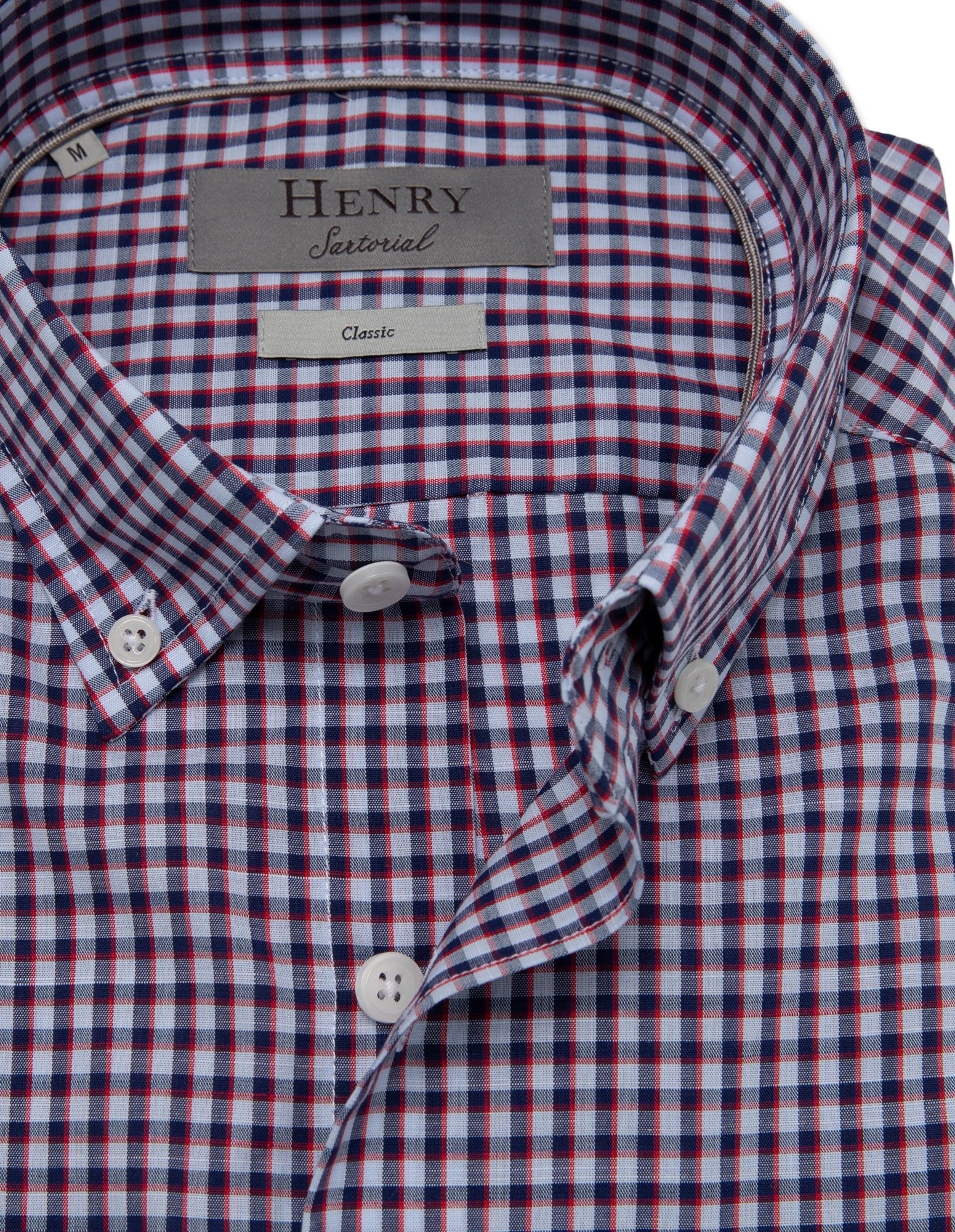 HENRY SARTORIAL Casual Check Shirt MULTI - Henry BucksShirts38AW230094 - MLTI - SM