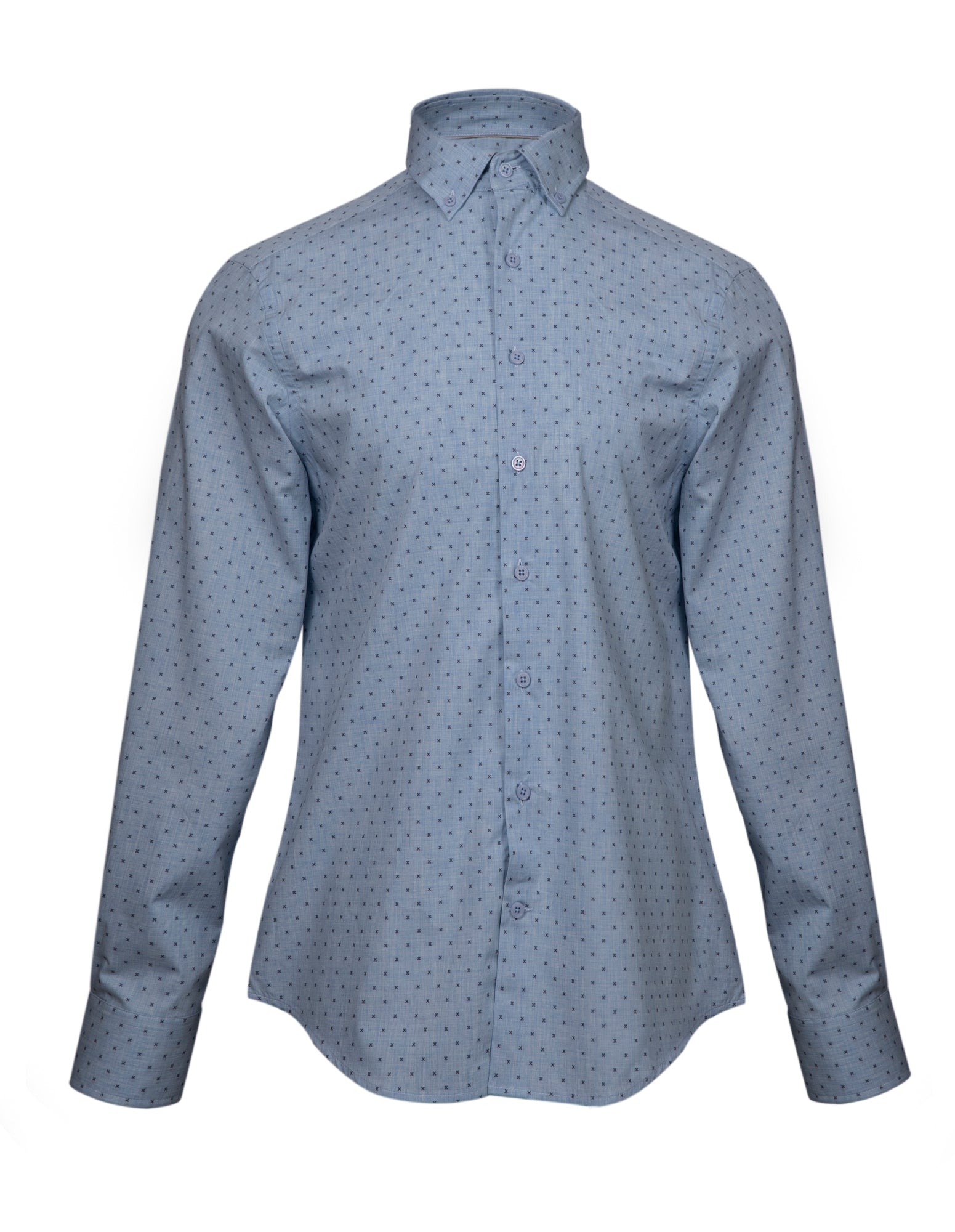 HENRY SARTORIAL Casual Cross Shirt BLUE - Henry BucksShirts38AW230087 - BLUE - SM