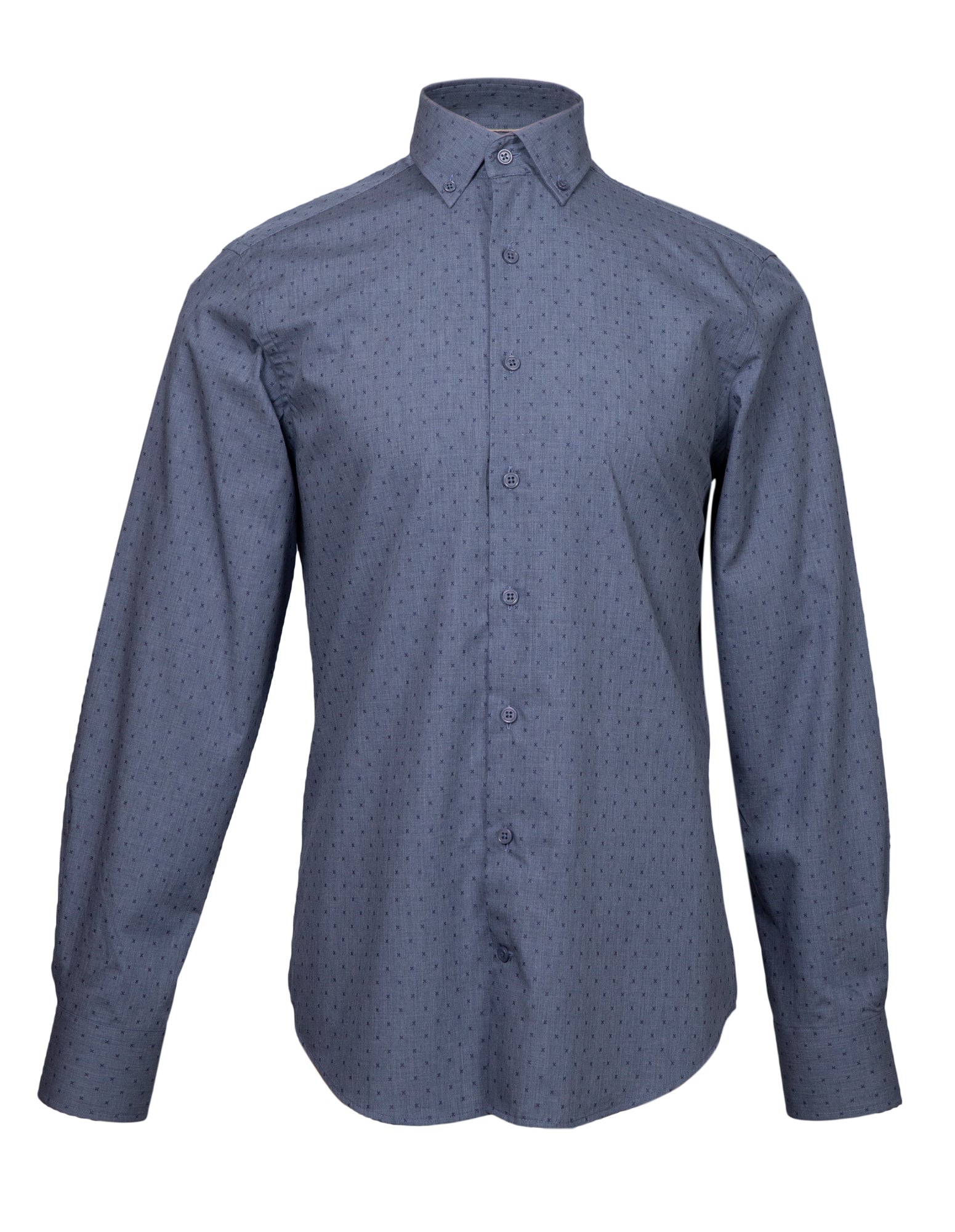 HENRY SARTORIAL Casual Cross Shirt NAVY - Henry BucksShirts38AW230087 - NAVY - SM