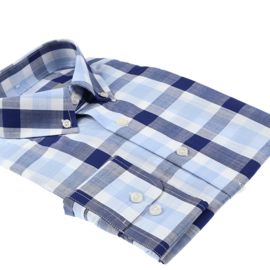 HENRY SARTORIAL Casual Long Sleeve Shirt NAVY - Henry Bucks