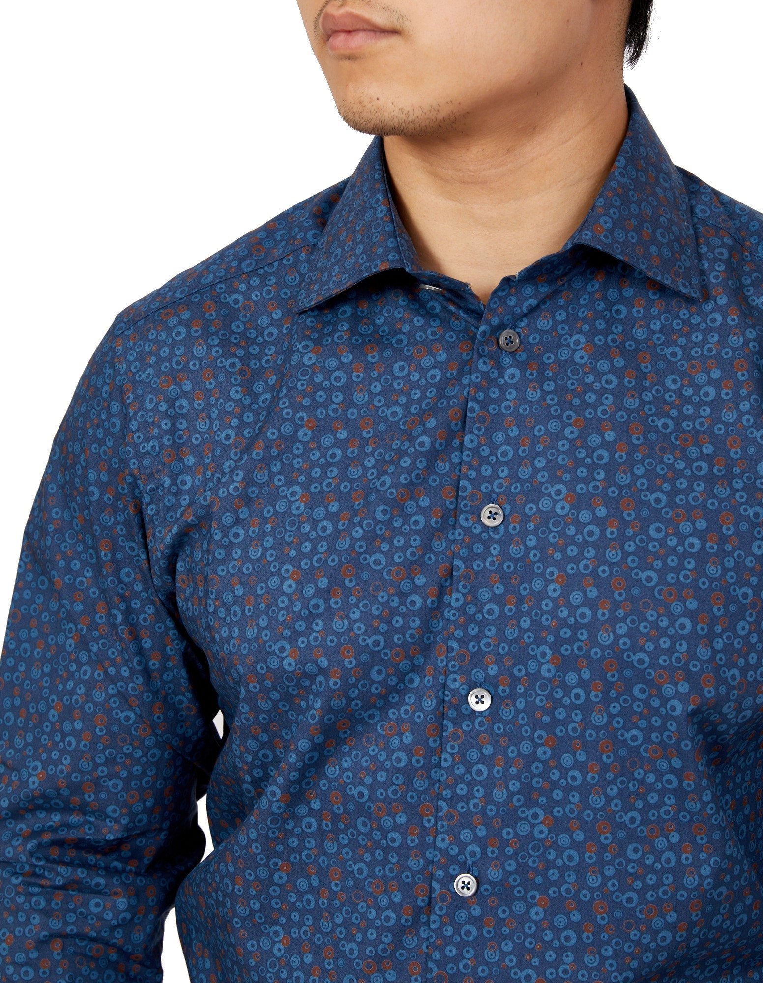 HENRY SARTORIAL Casual Shirt BLUE - Henry BucksShirts01SS220048 - MULTI - SM