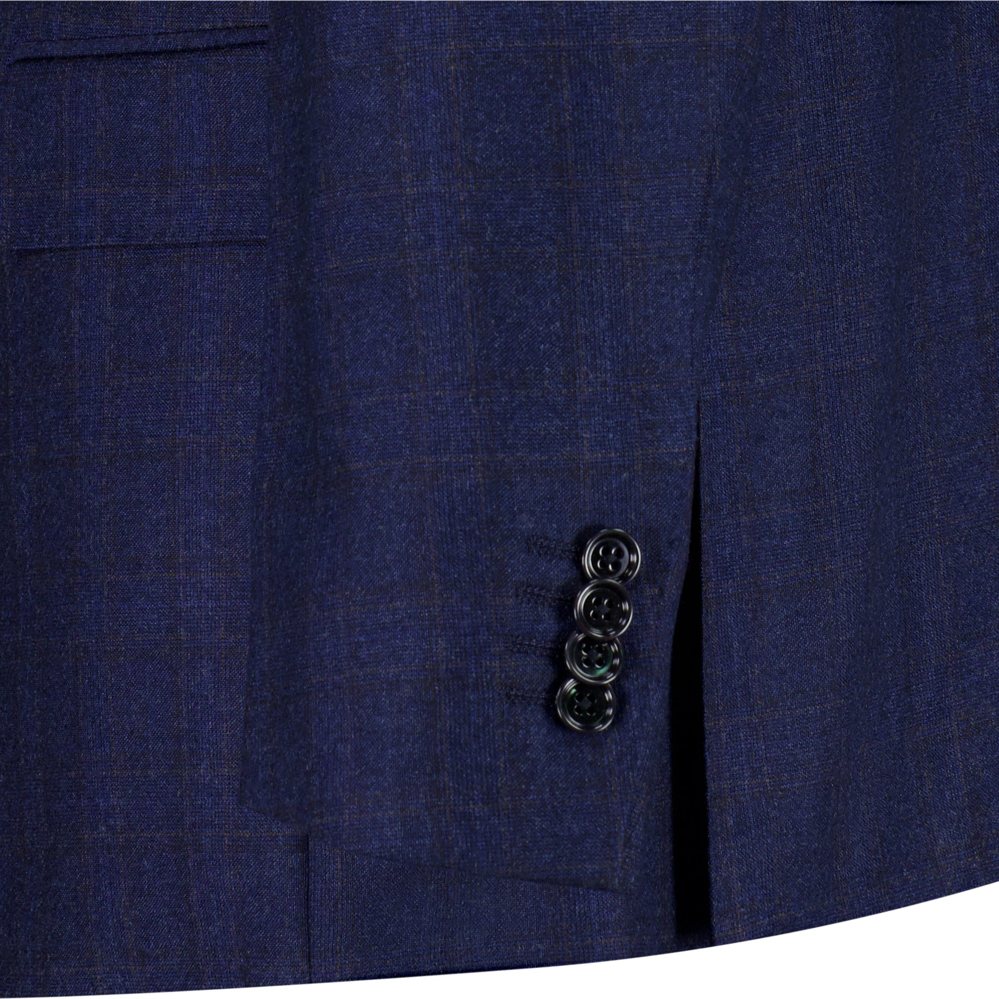 HENRY SARTORIAL Check Suit NAVY REG - Henry BucksSuits23SS230017 - NAVY - R - 42