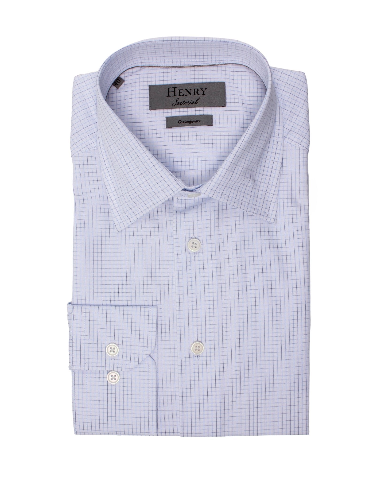 HENRY SARTORIAL Classic Fit Check Shirt MULTI - Henry BucksShirts01AW230015 - MLTI - SC - CLAS - 43