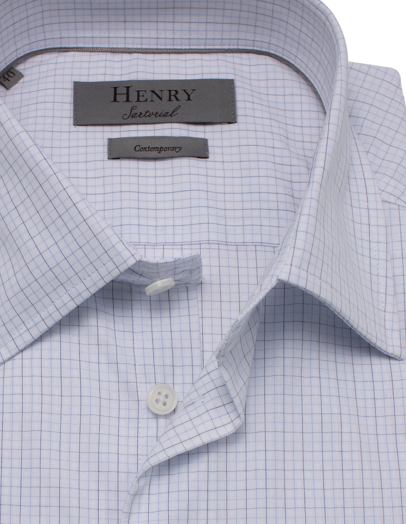 HENRY SARTORIAL Classic Fit Check Shirt MULTI - Henry BucksShirts01AW230015 - MLTI - SC - CLAS - 43