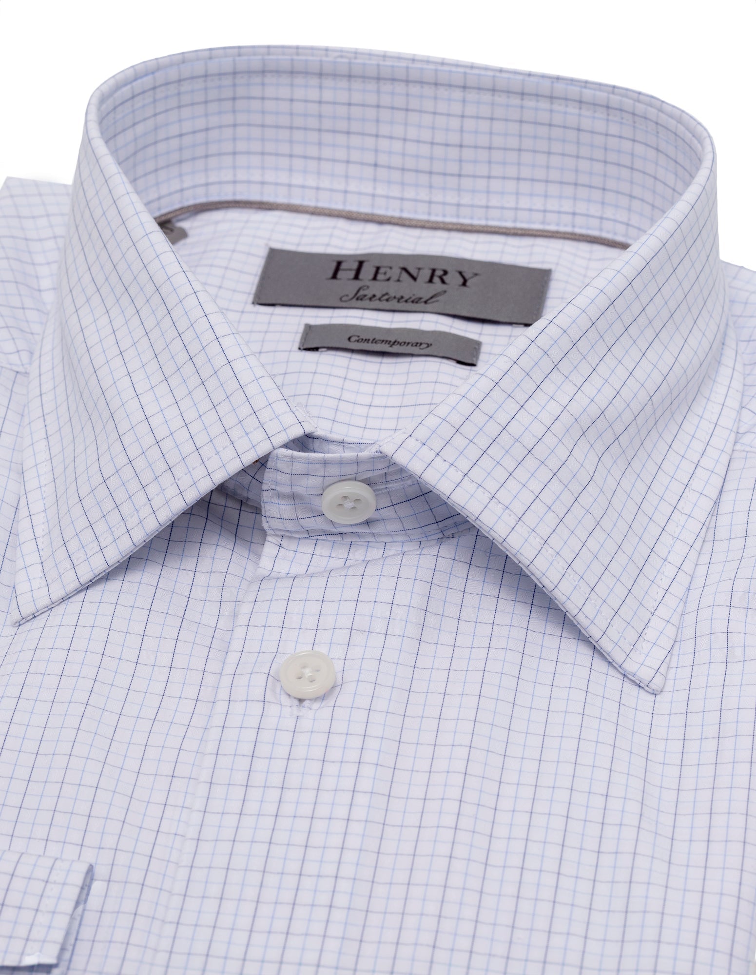 HENRY SARTORIAL Classic Fit Check Shirt MULTI - Henry BucksShirts01AW230015 - MLTI - SC - CLAS - 43