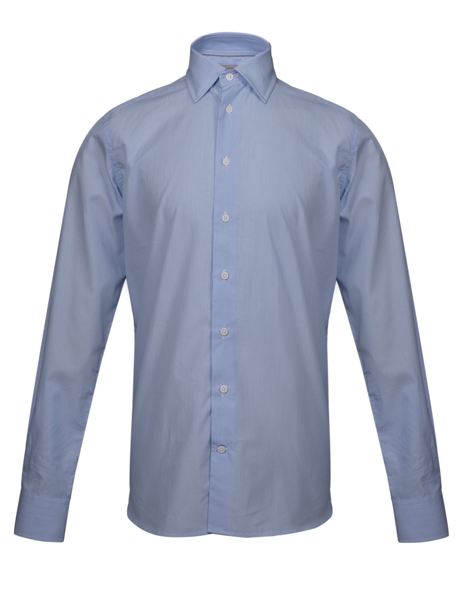 HENRY SARTORIAL Classic Fit Fine Stripe Shirt BLUE - Henry BucksShirts01AW230017 - BLUE - SC - CLAS - 43