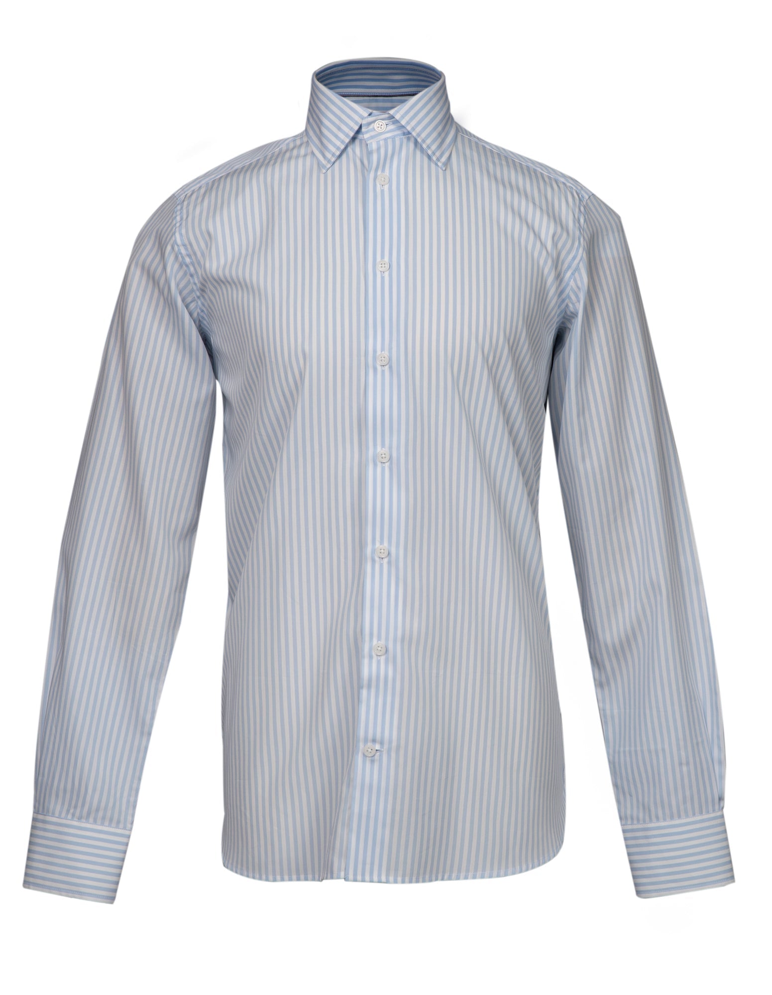 HENRY SARTORIAL Classic Fit Stripe Shirt BLUE/WHITE - Henry BucksShirts01AW230012 - BLWT - SC - CLAS - 43