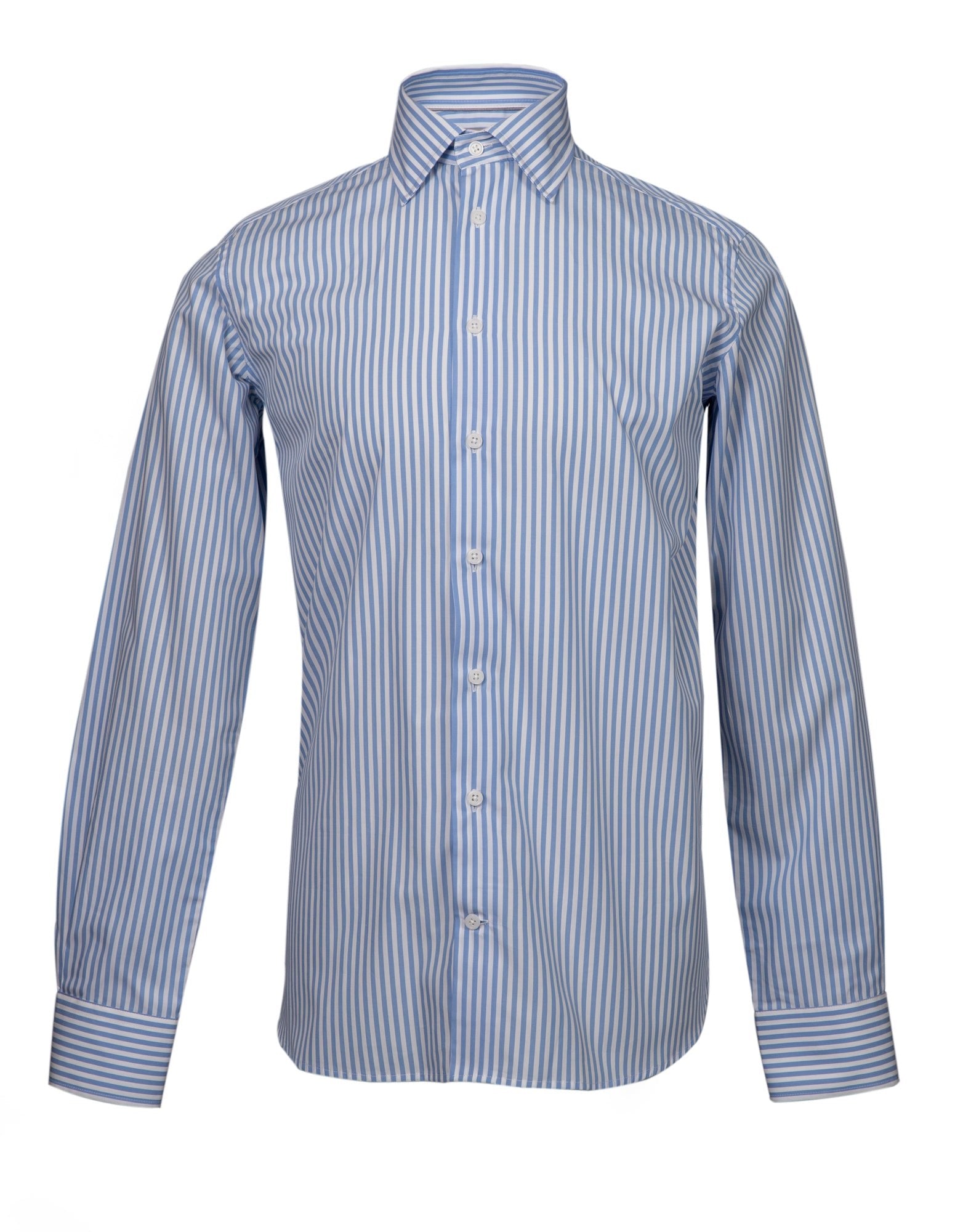 HENRY SARTORIAL Classic Fit Stripe Shirt NAVY/WHITE - Henry BucksShirts01AW230012 - NVWH - SC - CLAS - 43