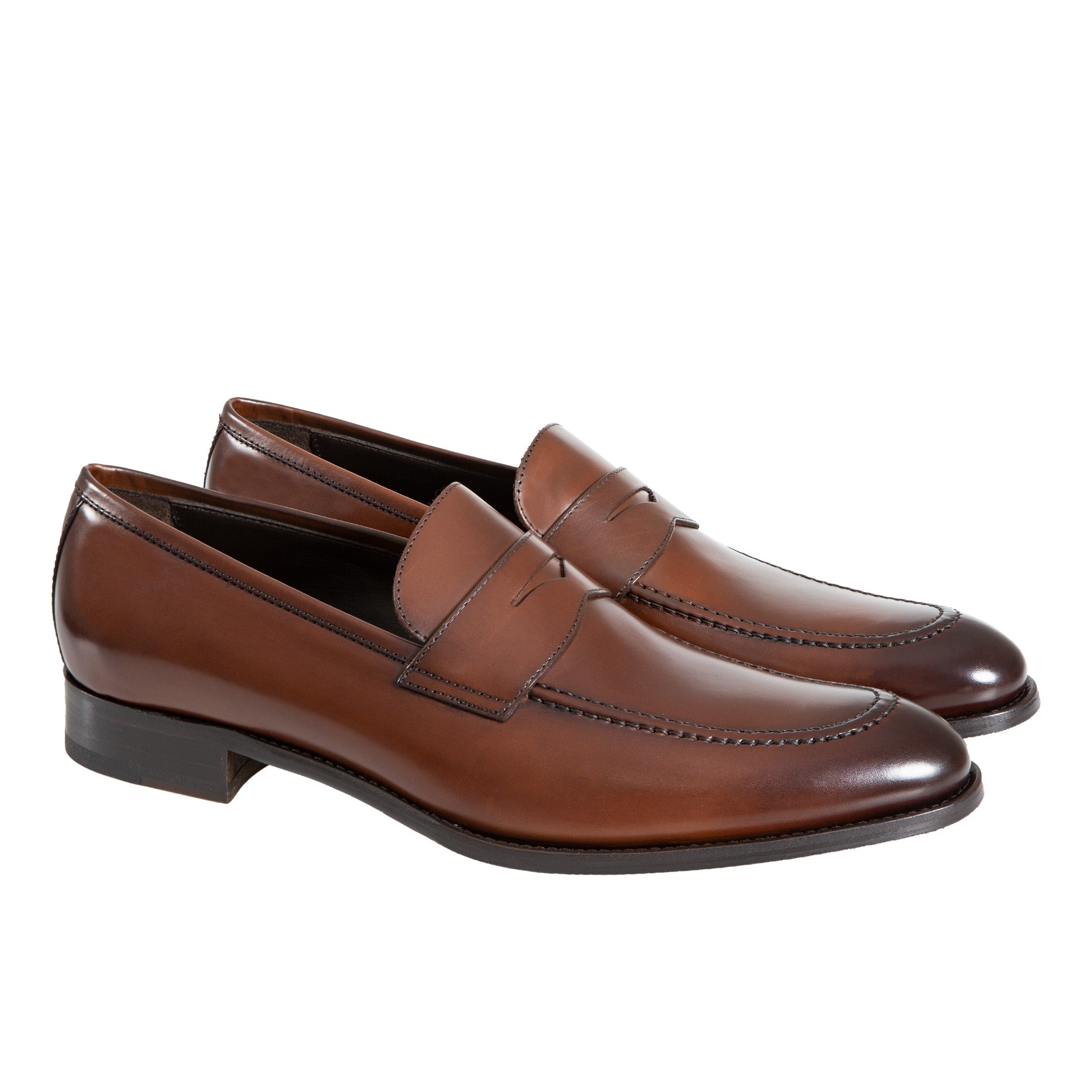 HENRY SARTORIAL Classic Penny Loafers BROWN - Henry BucksLoafers & Driving Shoes8000419 - BROWN - 7