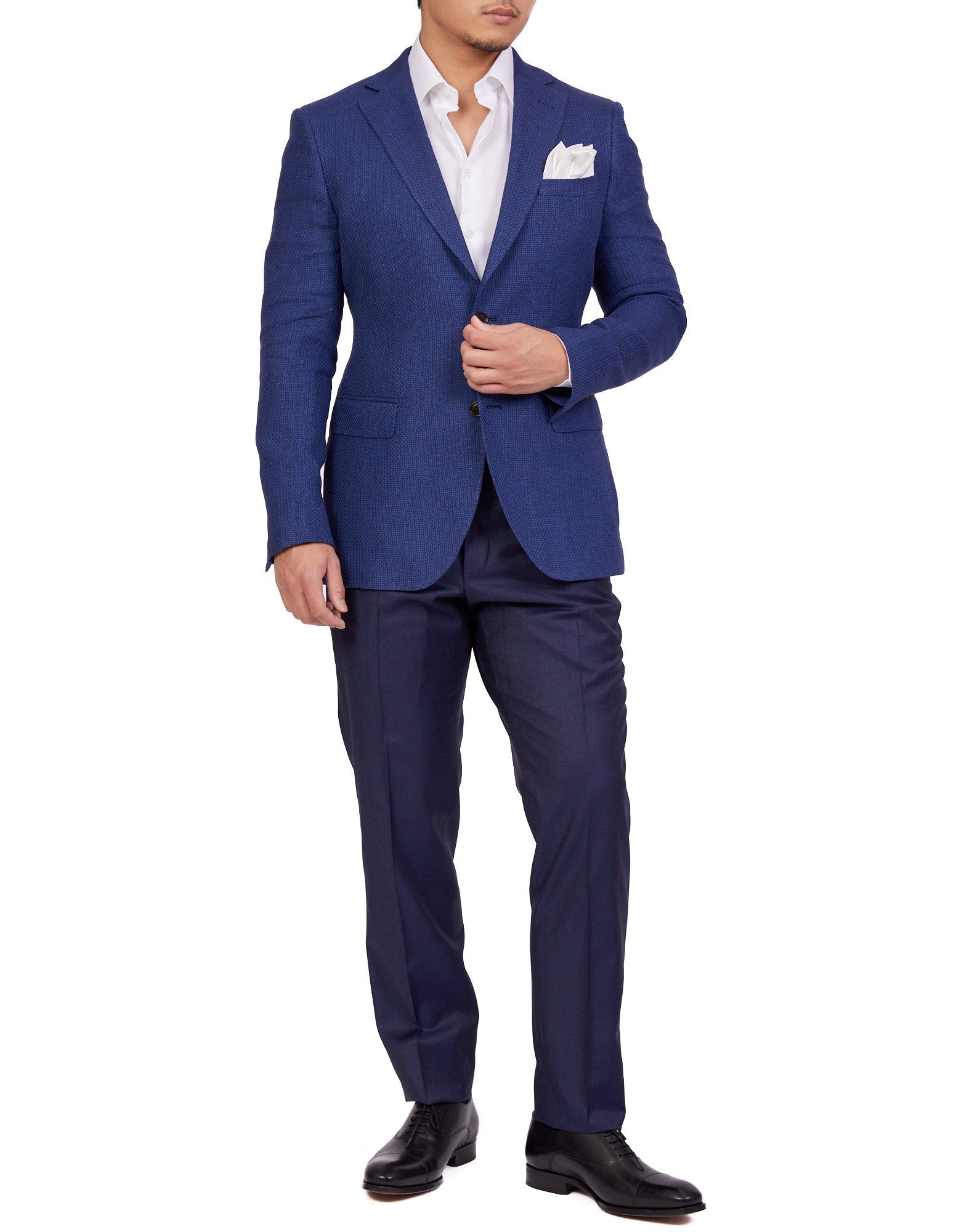 Henry Sartorial Corby Linen Blazer Navy LG - Henry BucksBlazers33SS21009 - NAVY - L - 46