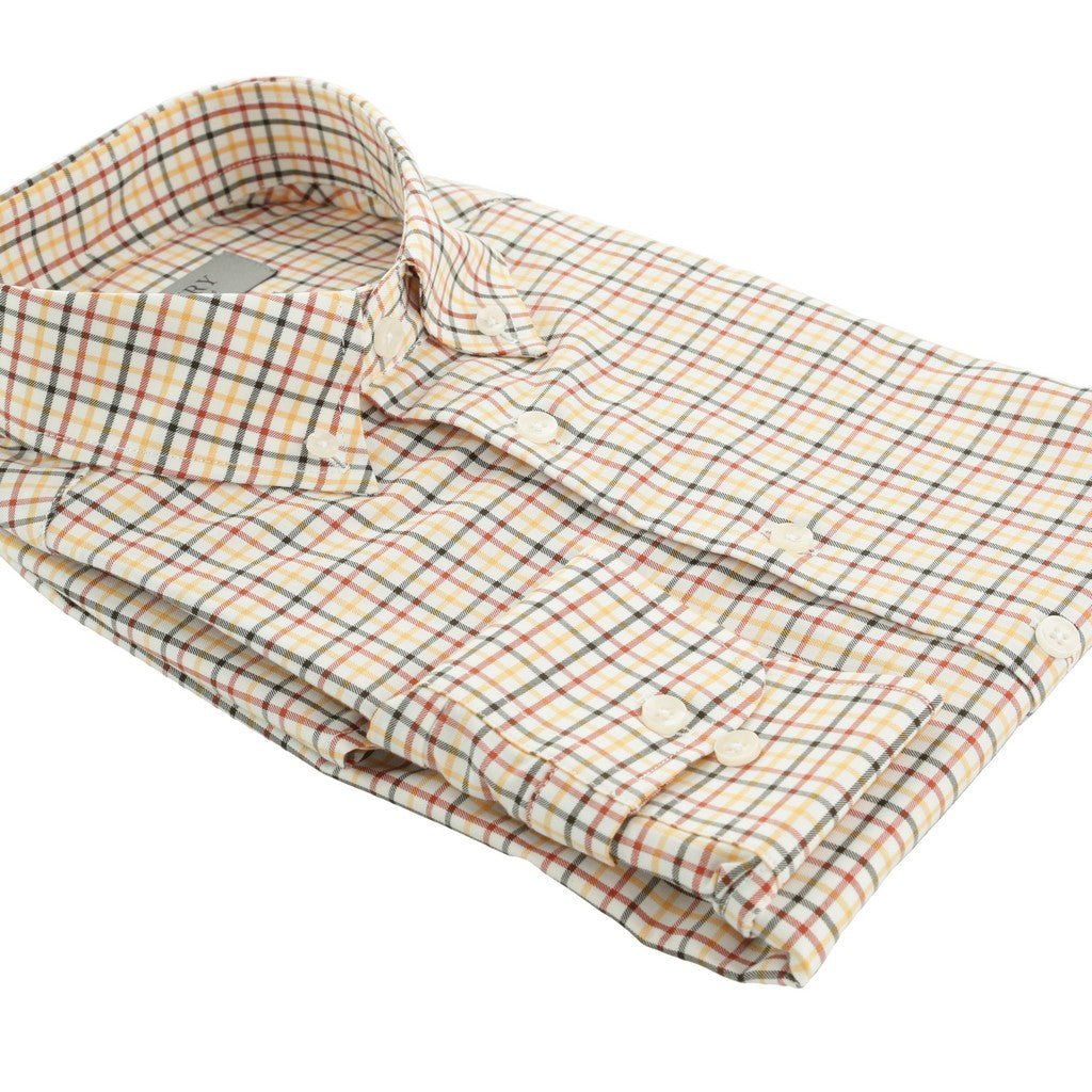 HENRY SARTORIAL Cotton Wool Check Casual Shirt MULTI (Online only*) - Henry Bucks
