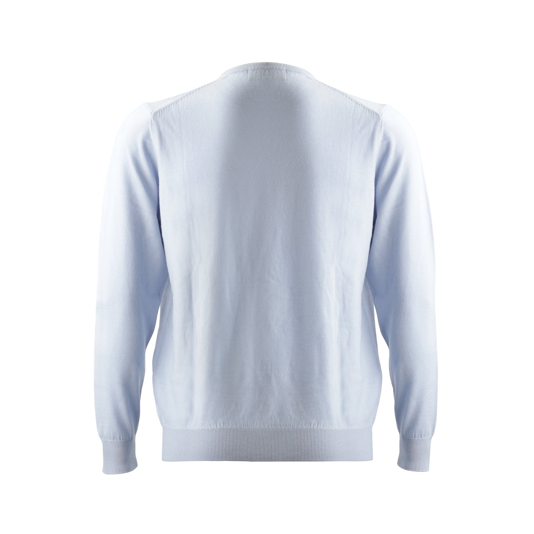 HENRY SARTORIAL Crew Neck Jumper LIGHT BLUE - Henry Bucks