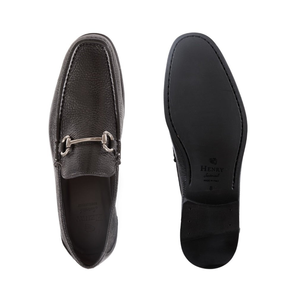 HENRY SARTORIAL Deerskin Moccasin BLACK - Henry Bucks