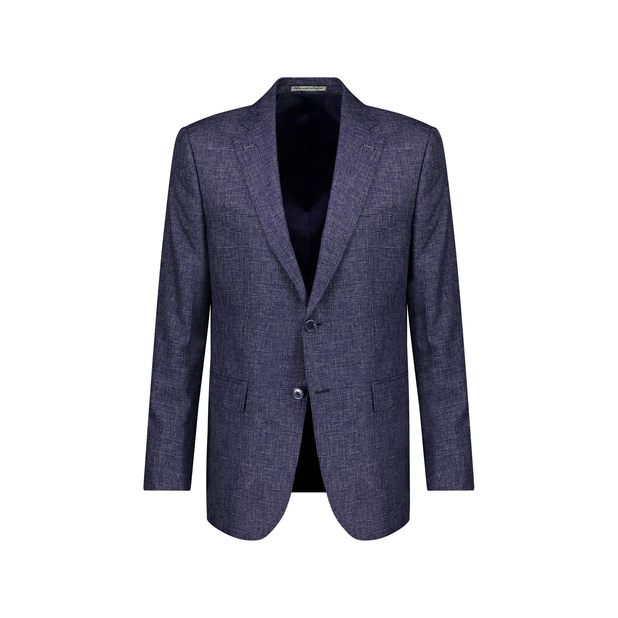 HENRY SARTORIAL DORMEUIL Check Blazer - FC NAVY REG - Henry BucksBlazers33SS230106 - NAVY - R - 46