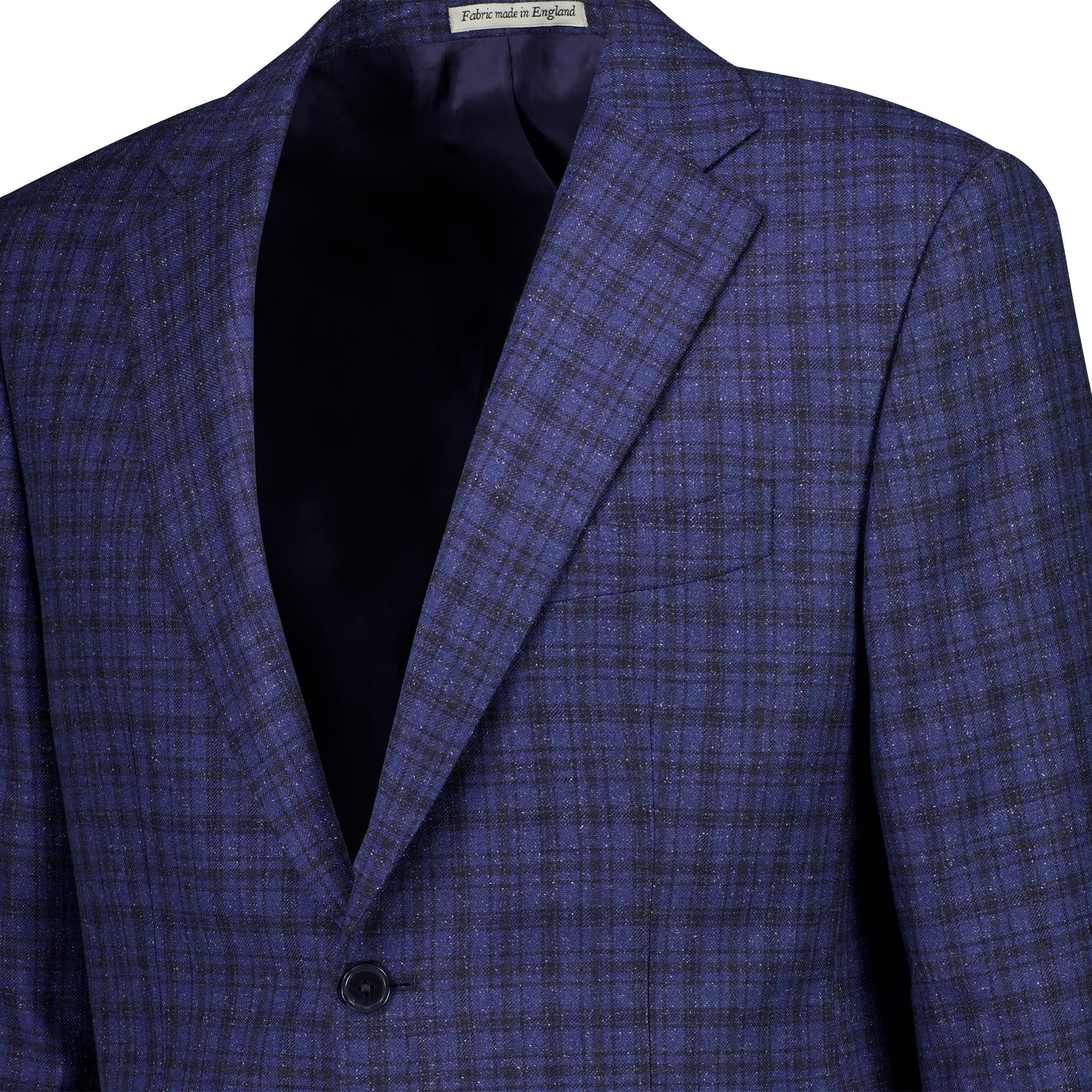 HENRY SARTORIAL DORMEUIL Check Blazer - FC NAVY/BLACK REG - Henry BucksBlazers33SS230107 - NAVYBLACK - R - 42