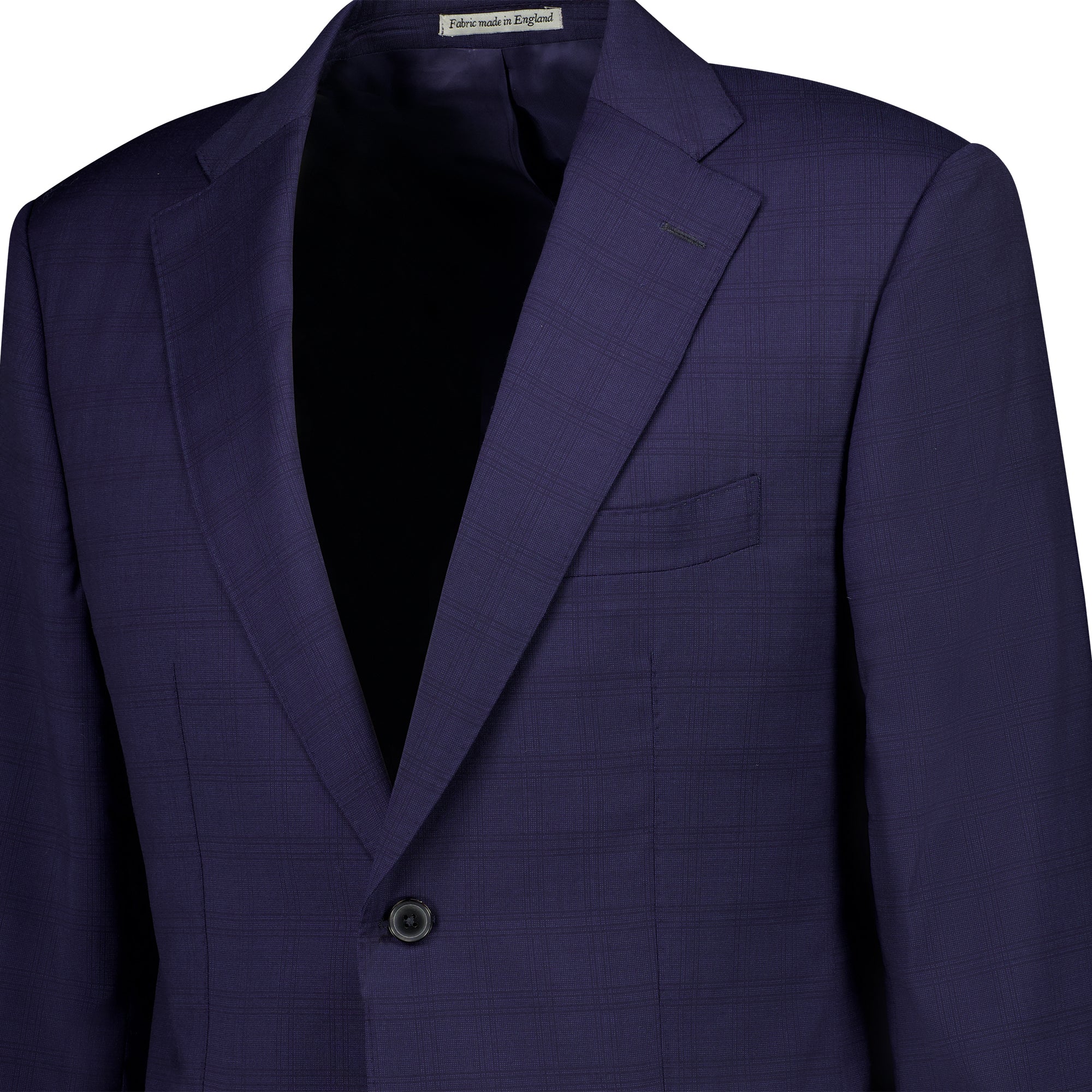 HENRY SARTORIAL DORMEUIL Suit - FC NAVY CHECK REG - Henry BucksSuits23SS230015 - NAVY - R - 48