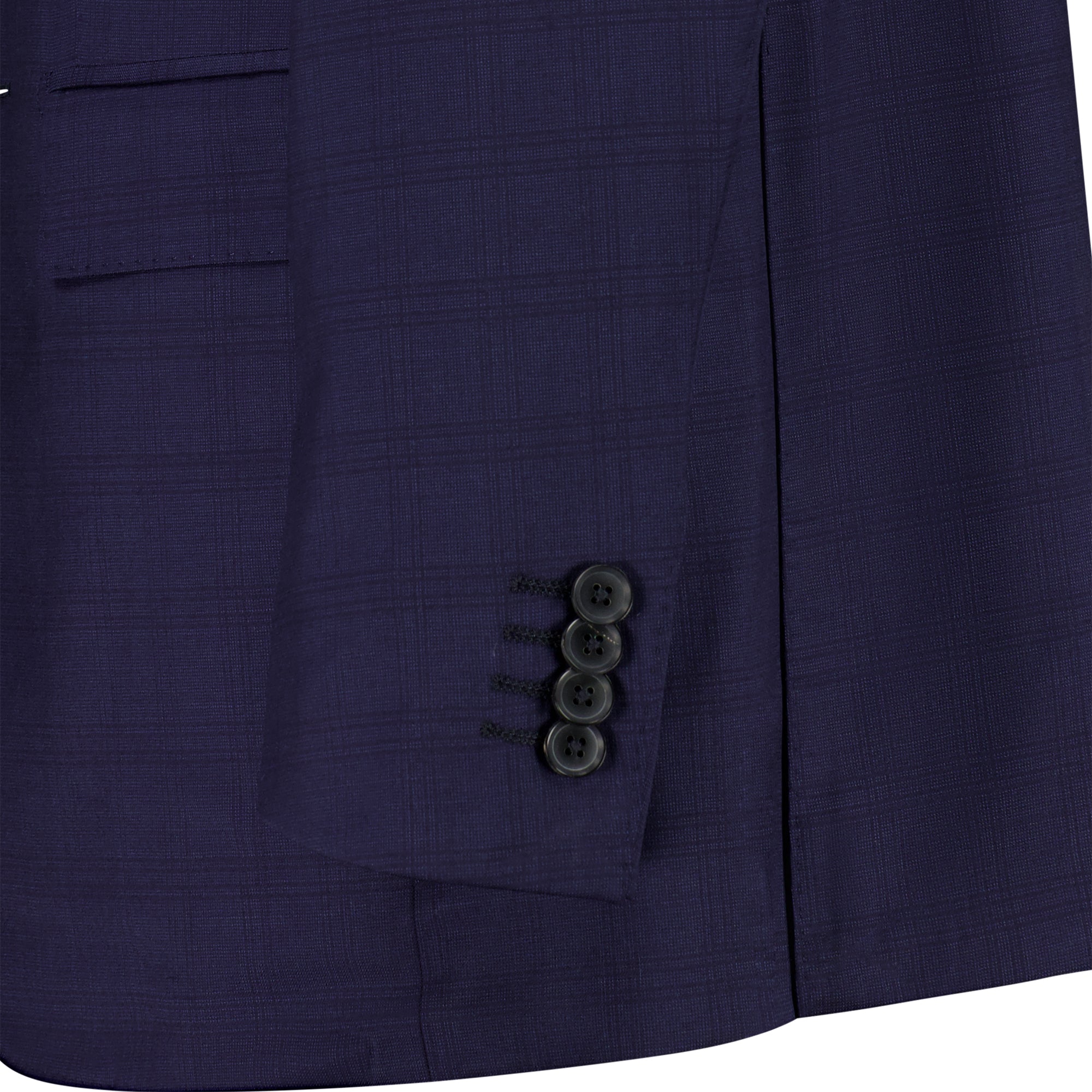 HENRY SARTORIAL DORMEUIL Suit - FC NAVY CHECK REG - Henry BucksSuits23SS230015 - NAVY - R - 48