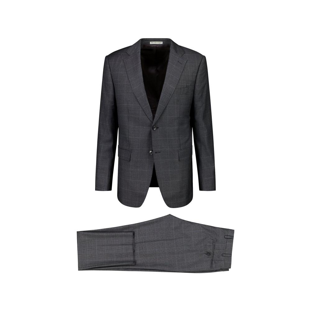 HENRY SARTORIAL DORMEUIL SUIT - FC PRINCE OF WALES REG - Henry BucksSuits23SS230013 - POW - R - 48