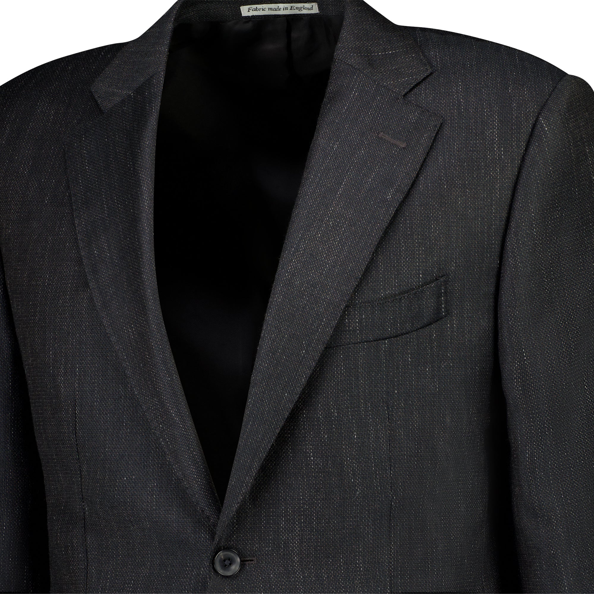 HENRY SARTORIAL DORMEUIL Wool/Silk/Linen Jacket CHARCOAL REG - Henry BucksCasual Jackets33AW230004 - CHCL - R - 48