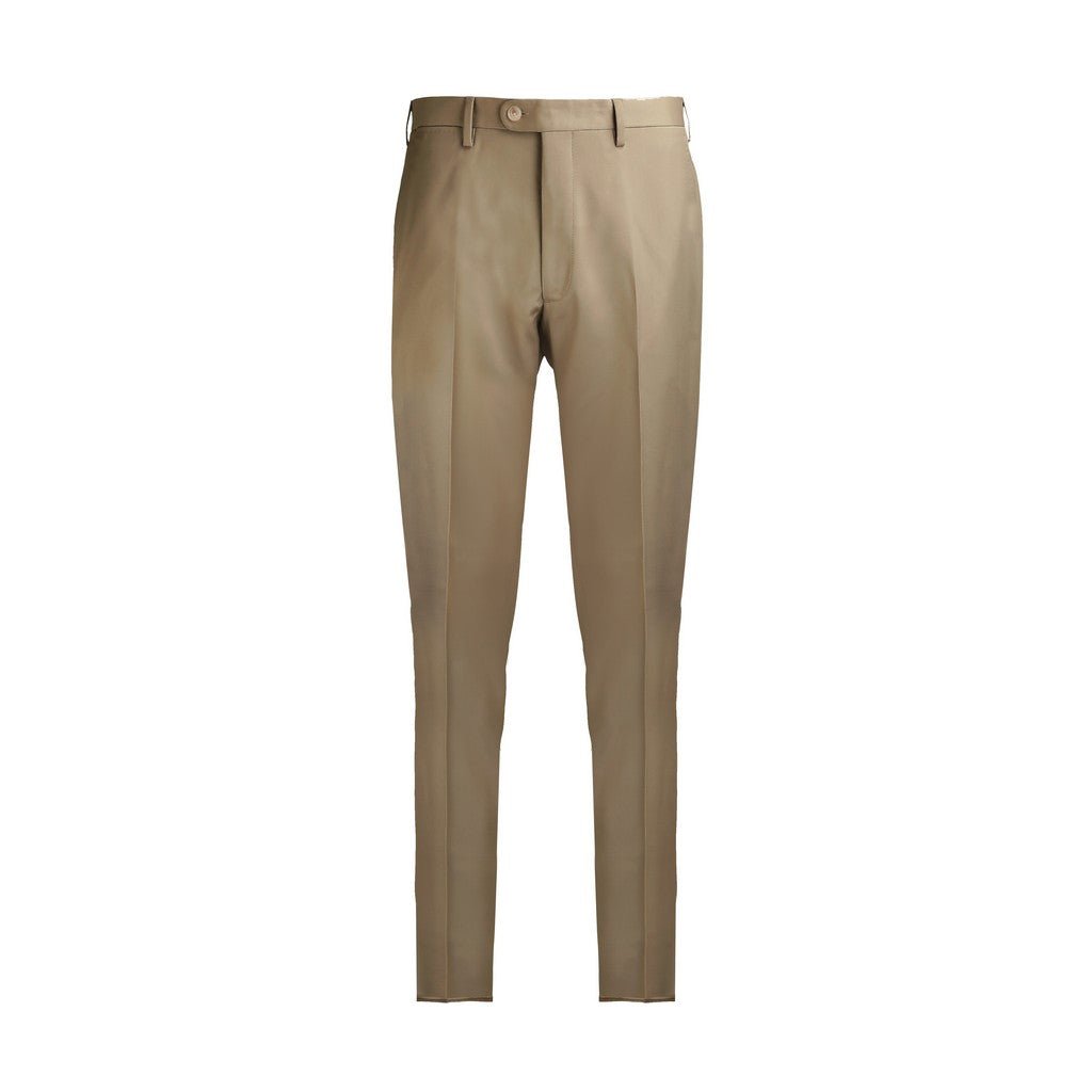 HENRY SARTORIAL Flat Front Must Formal Trousers TAUPE REG - Henry Bucks