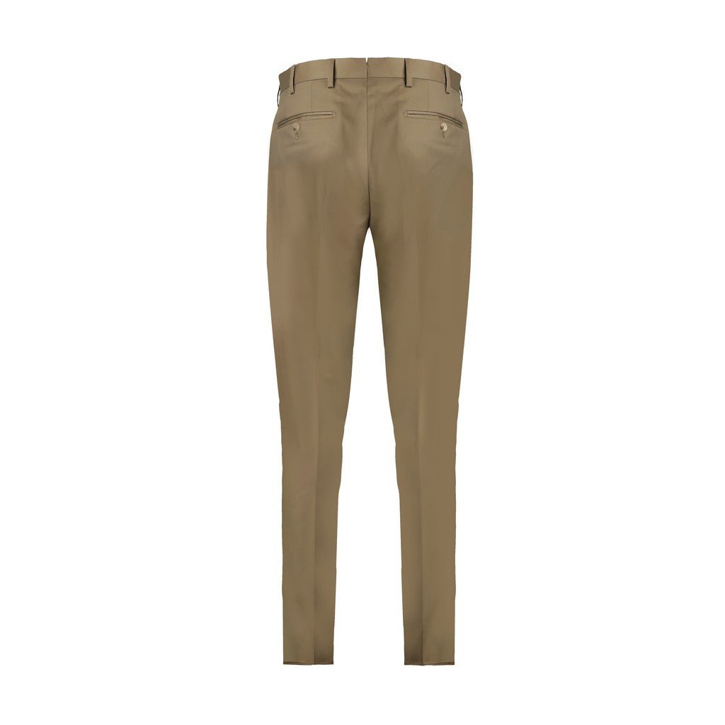 HENRY SARTORIAL Flat Front Must Formal Trousers TAUPE REG - Henry Bucks